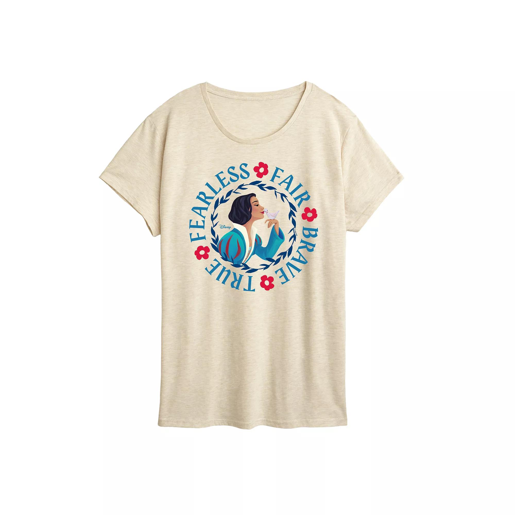 Disney's Snow White Women's Fearless Fair Brave Graphic Tee,  Product Image