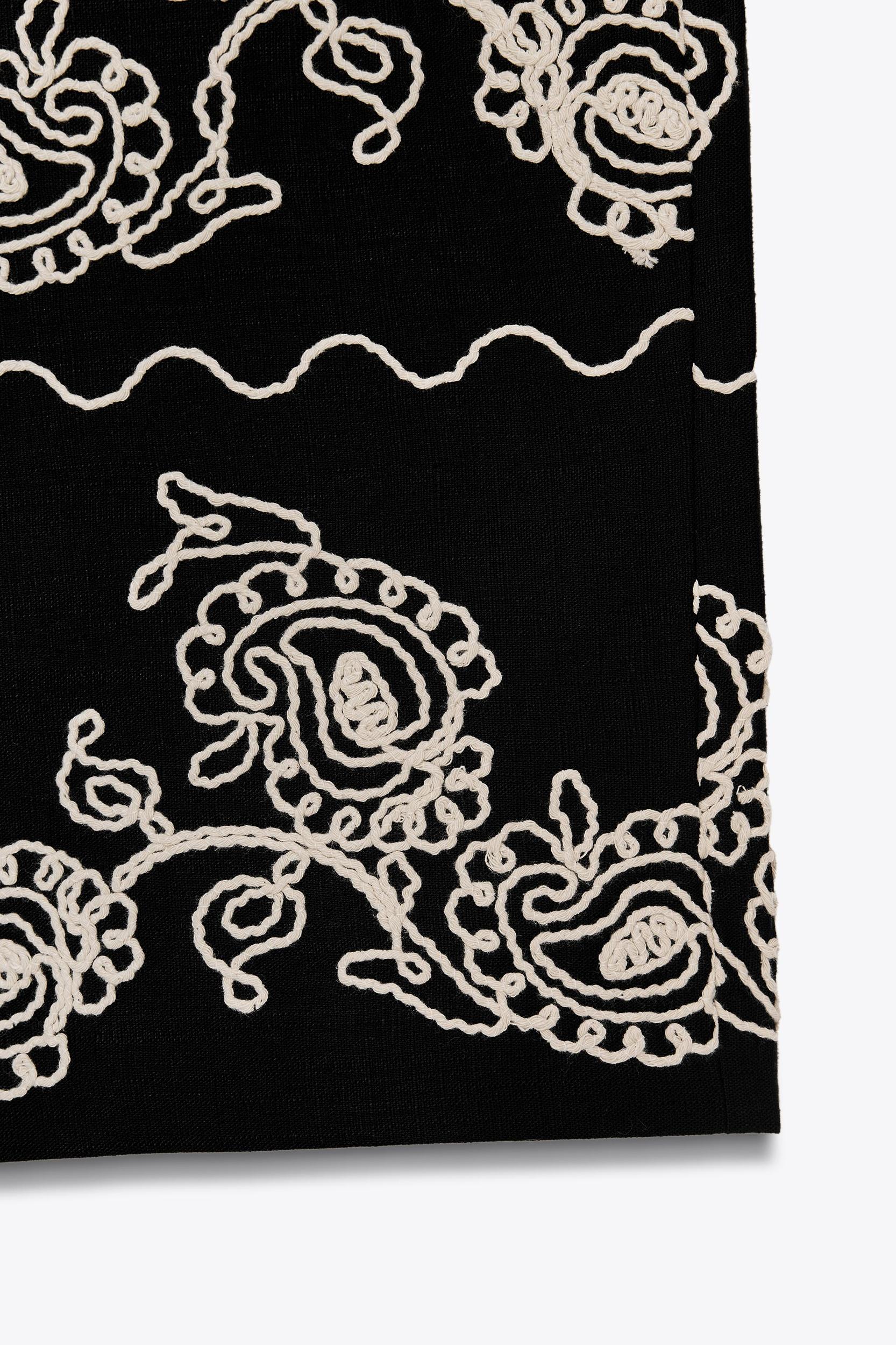 ZW COLLECTION EMBROIDERED CULOTTES Product Image