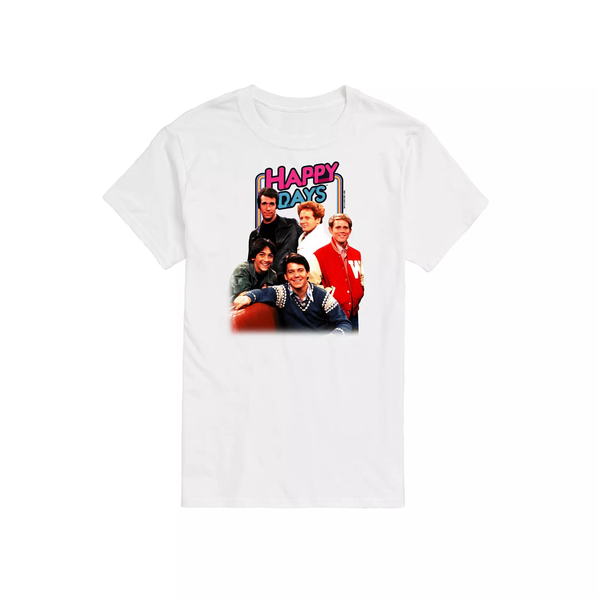 Big & Tall Happy Days Graphic Tee, Men's,  Product Image