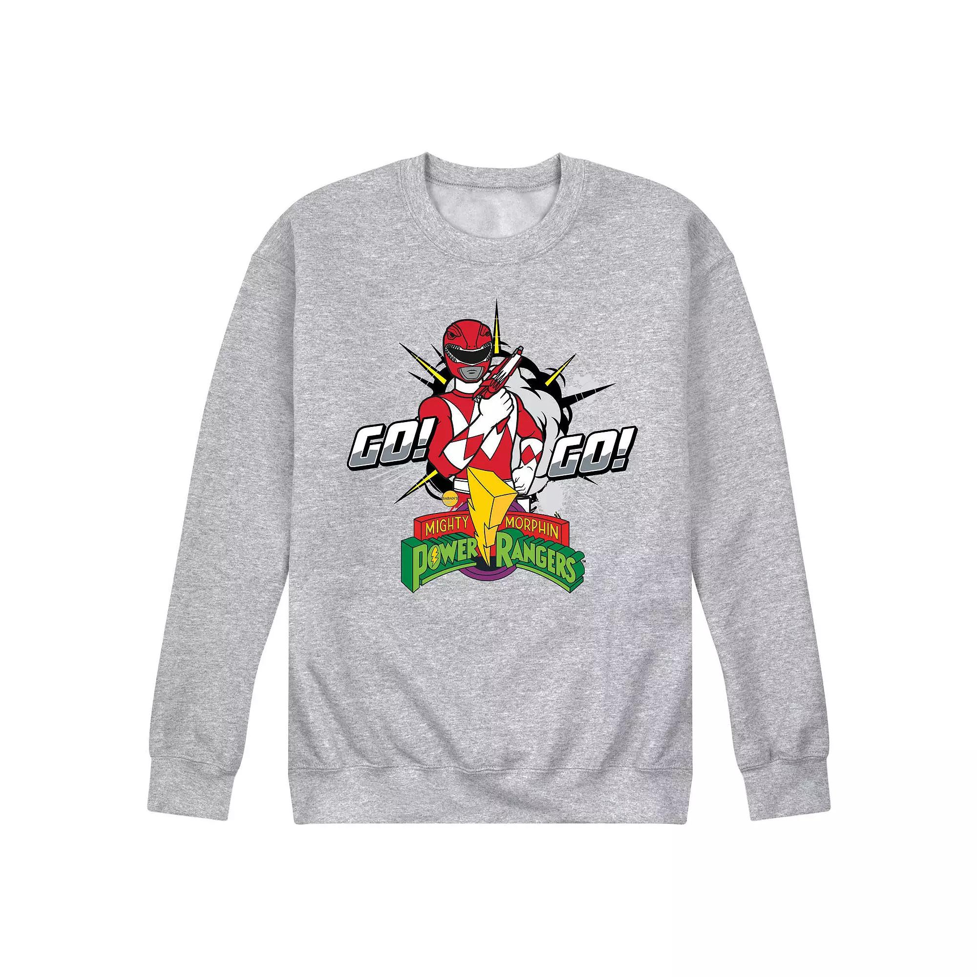 Men's Power Rangers Red Ranger Sweatshirt,  Product Image