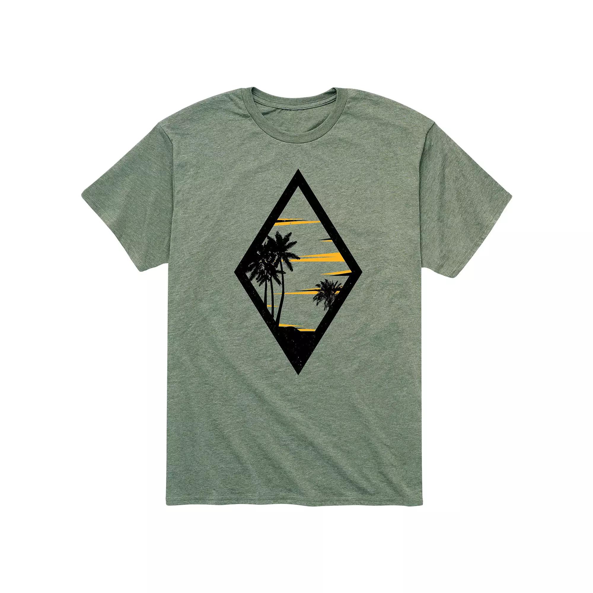 Big & Tall Beach Scene Graphic Tee, Men's,  Product Image