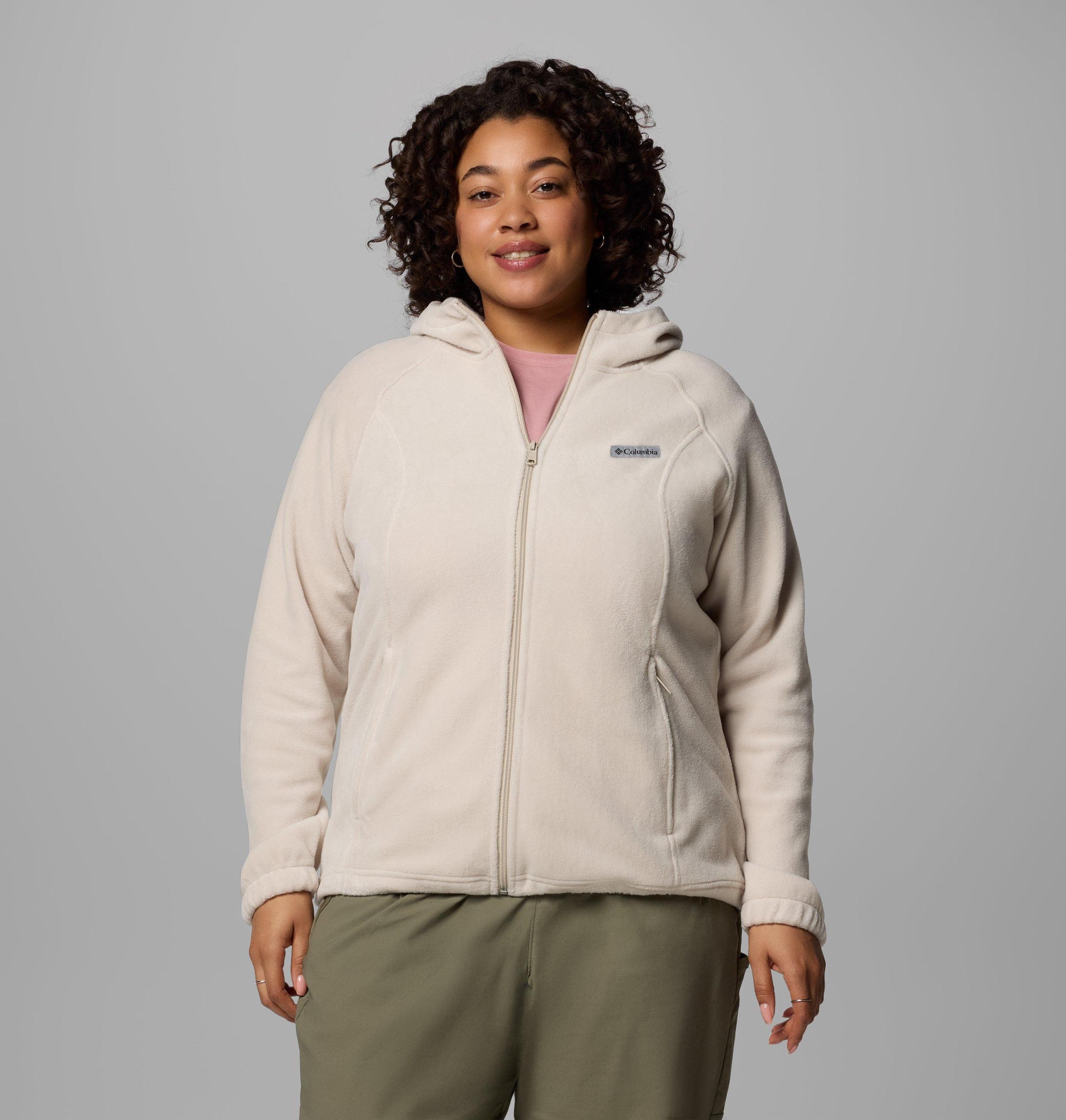 Columbia Womens Benton Springs Full Zip Fleece Hoodie - Plus Size- Product Image