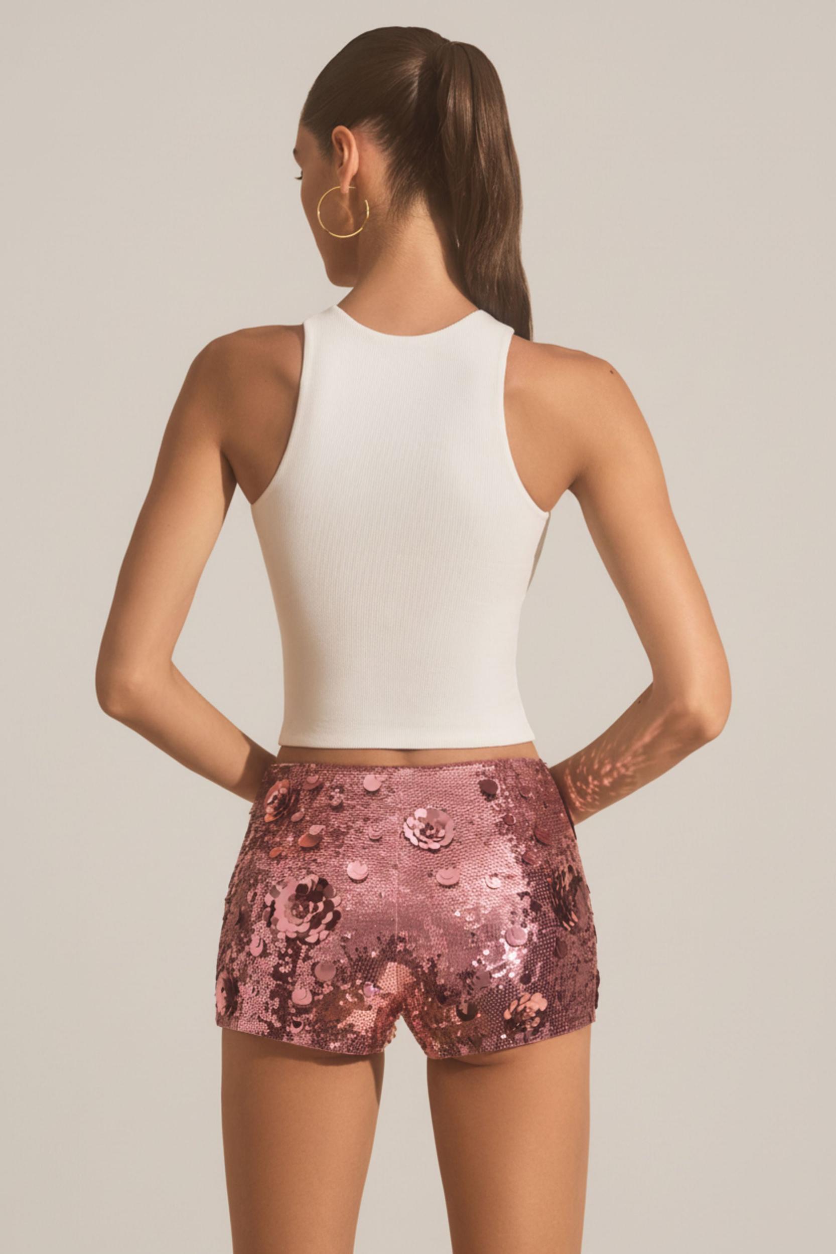 Modal Racerback Tank Top in White Product Image