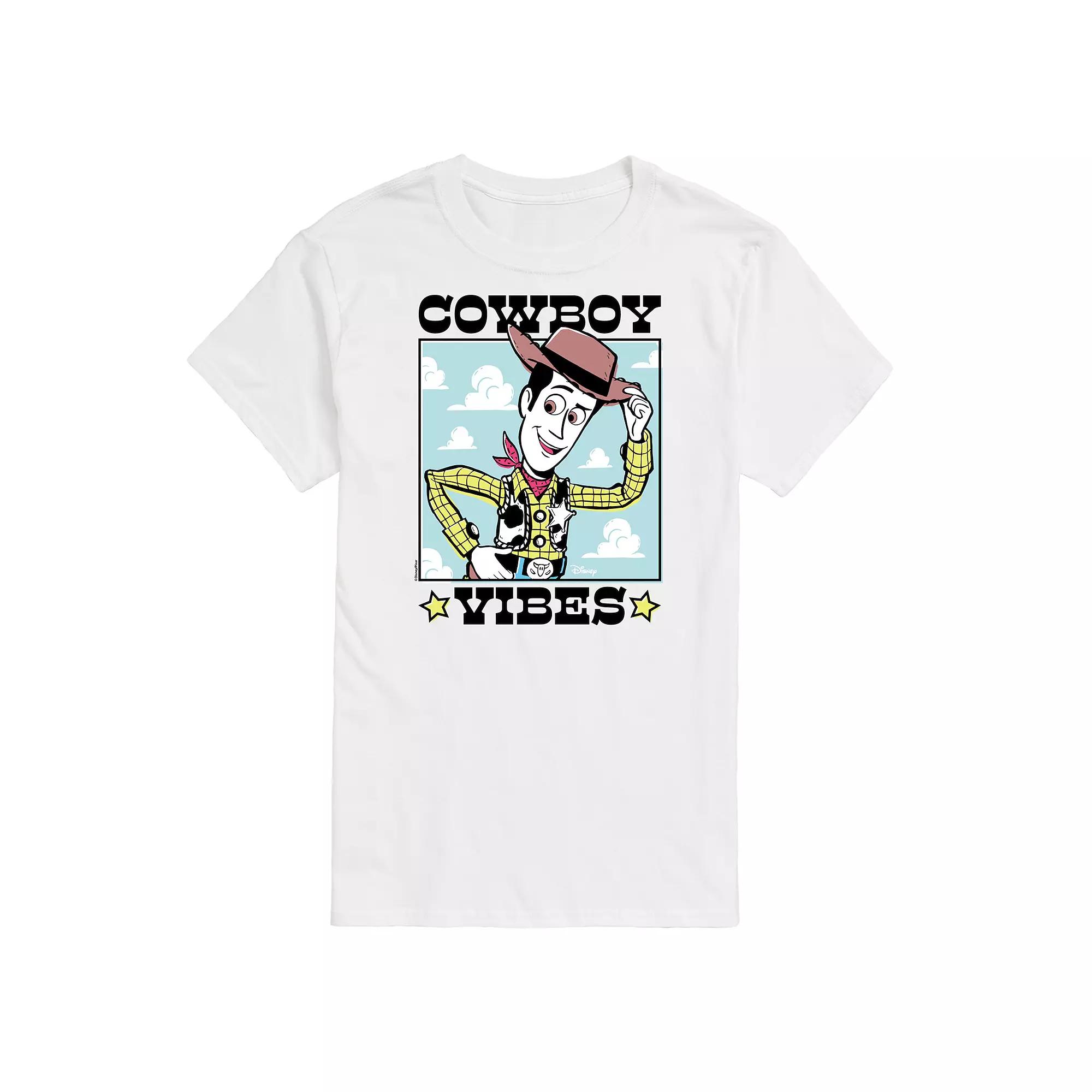 Disney / Pixar's Toy Story 4 Men's Cowboy Vibes Graphic Tee,  Product Image