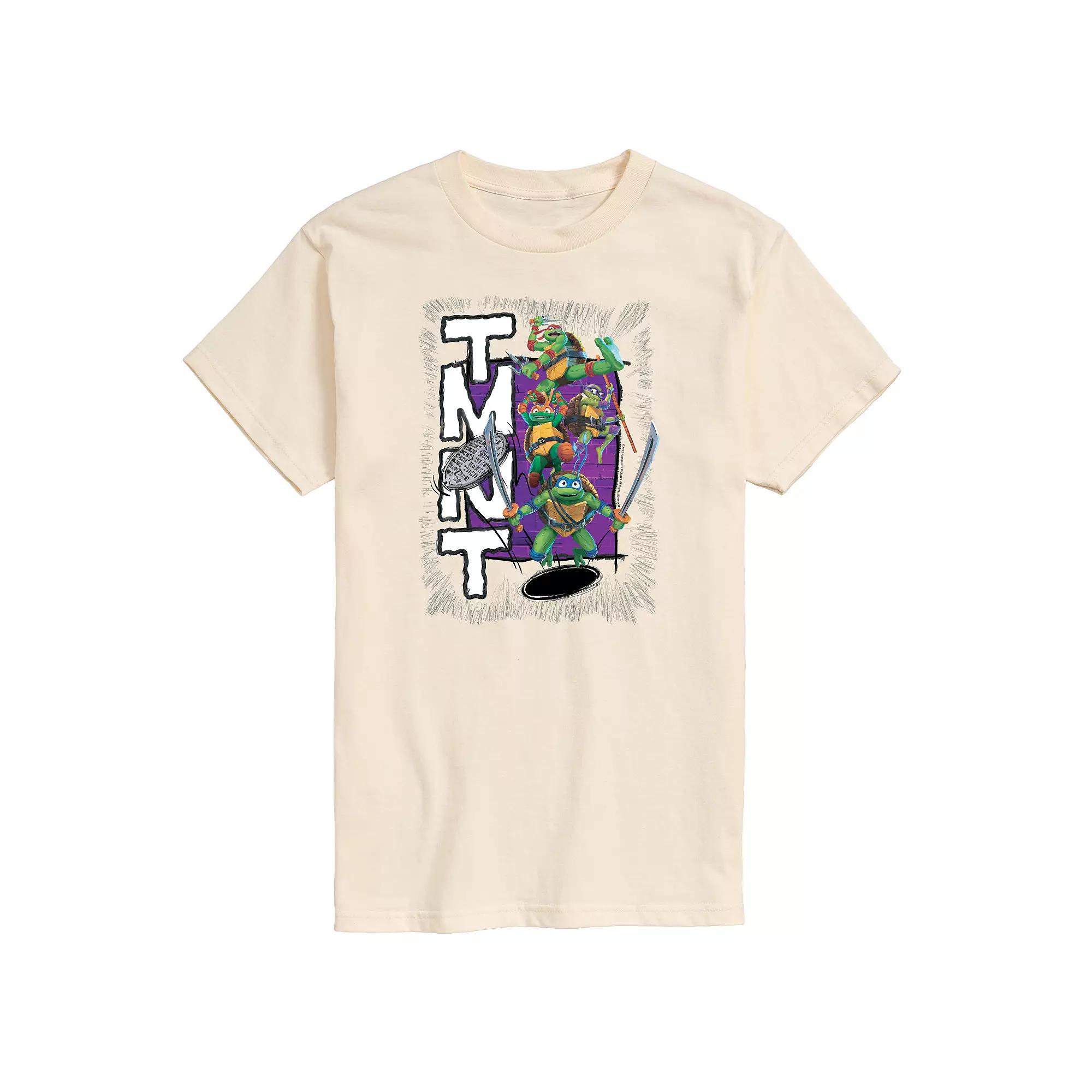 Men's TMNT Mutant Mayhem Group Graphic Tee,  Product Image