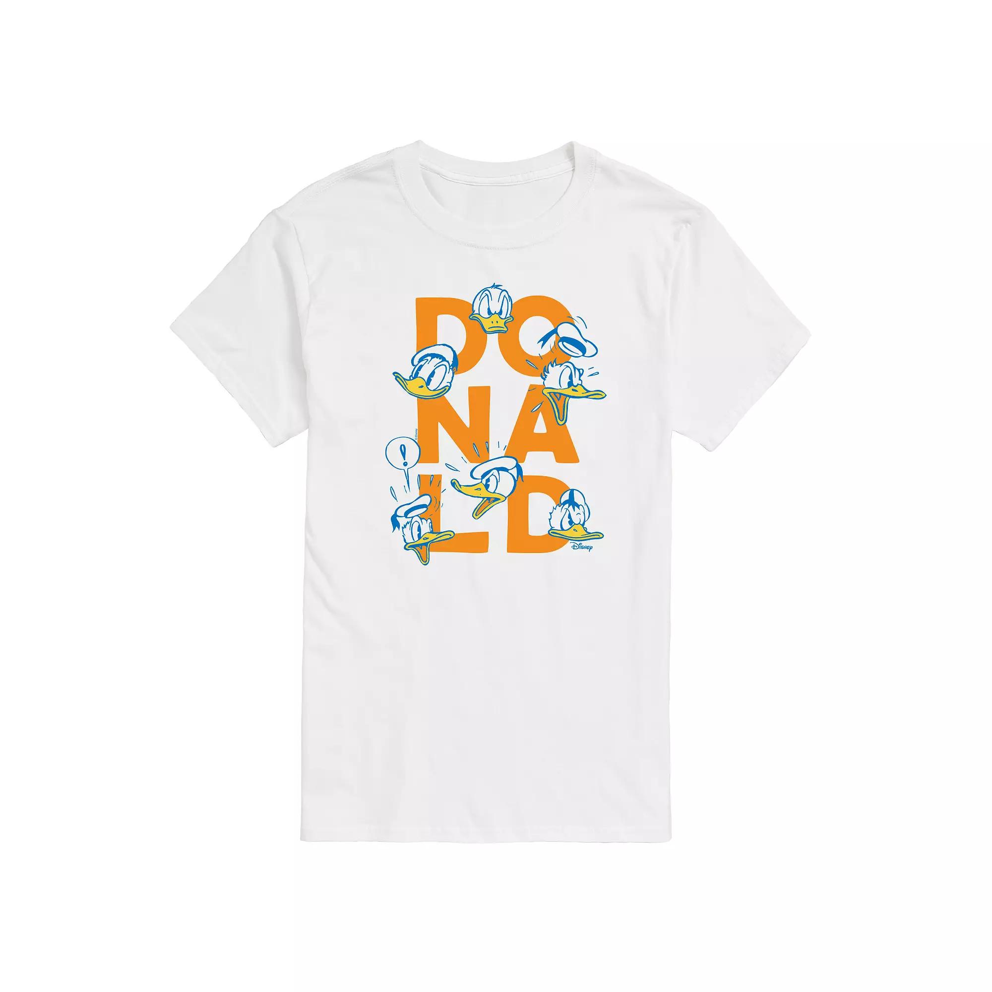Disney's Donald Duck Big & Tall Founding Feather Graphic Tee, Men's,  Product Image