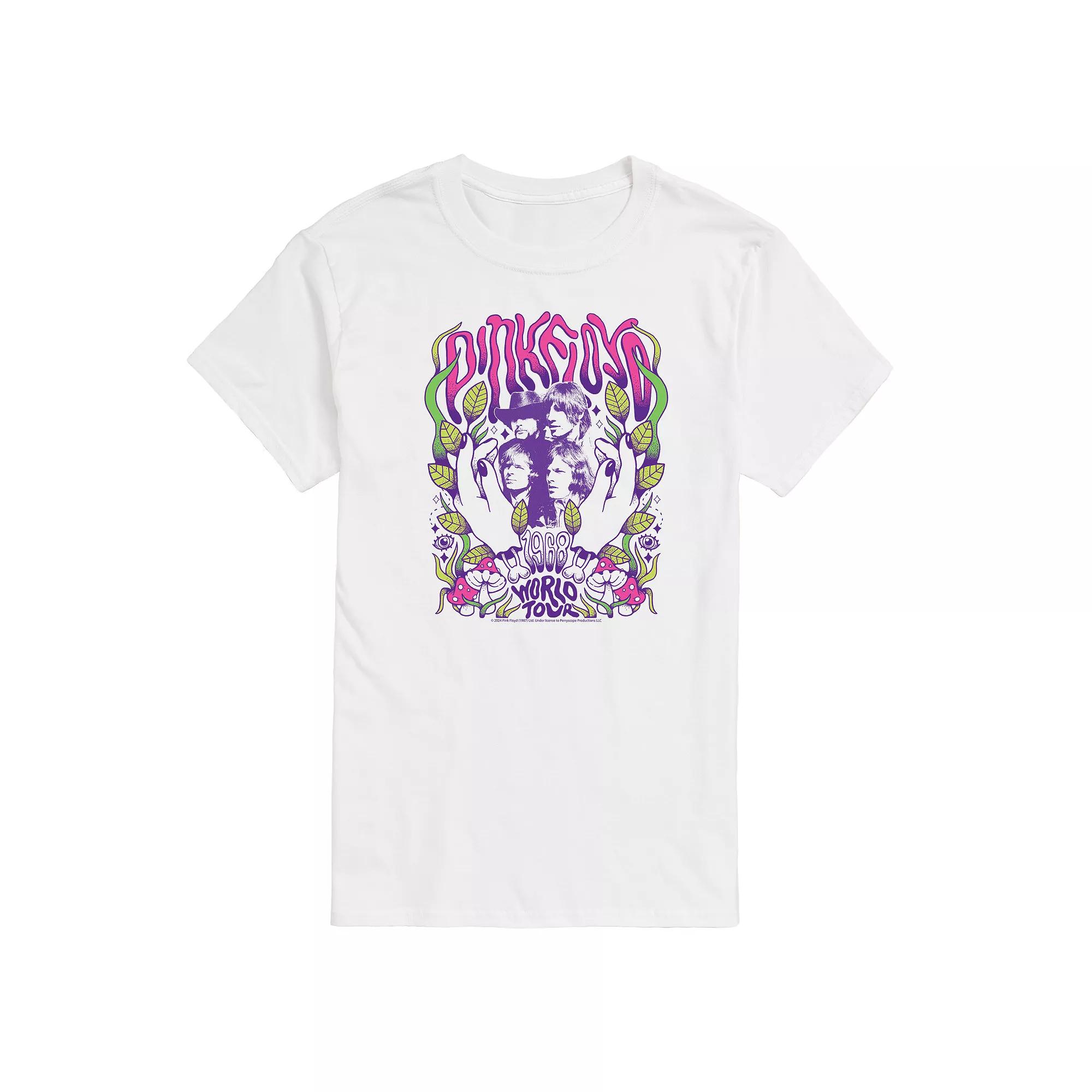 Big & Tall Pink Floyd World Tour 1968 Graphic Tee, Men's,  Product Image