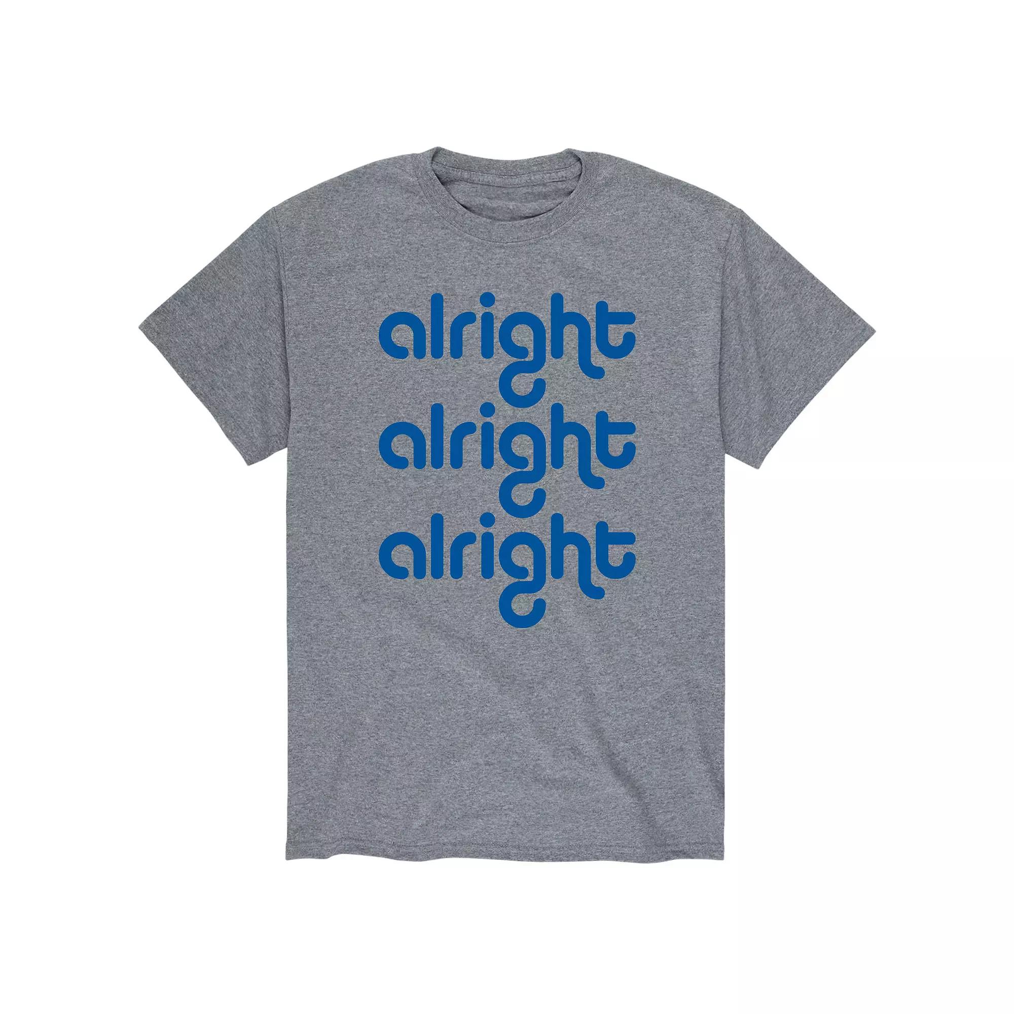 Men's Alright Alright Alright Tee,  Product Image
