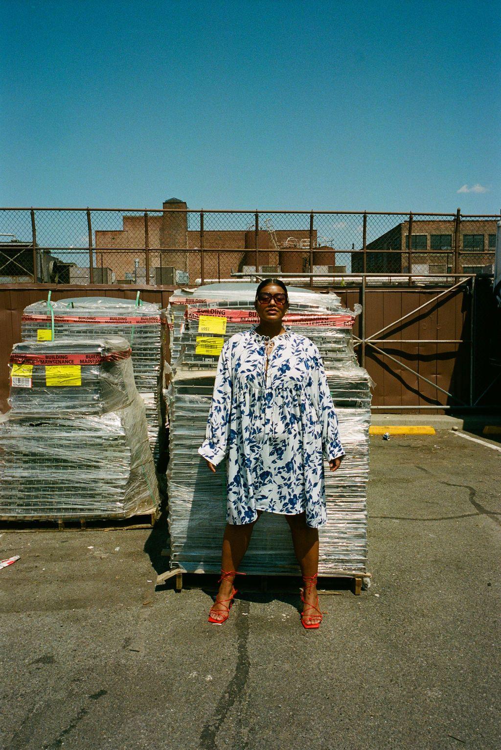 Isabella Dress - Pottery Floral Product Image