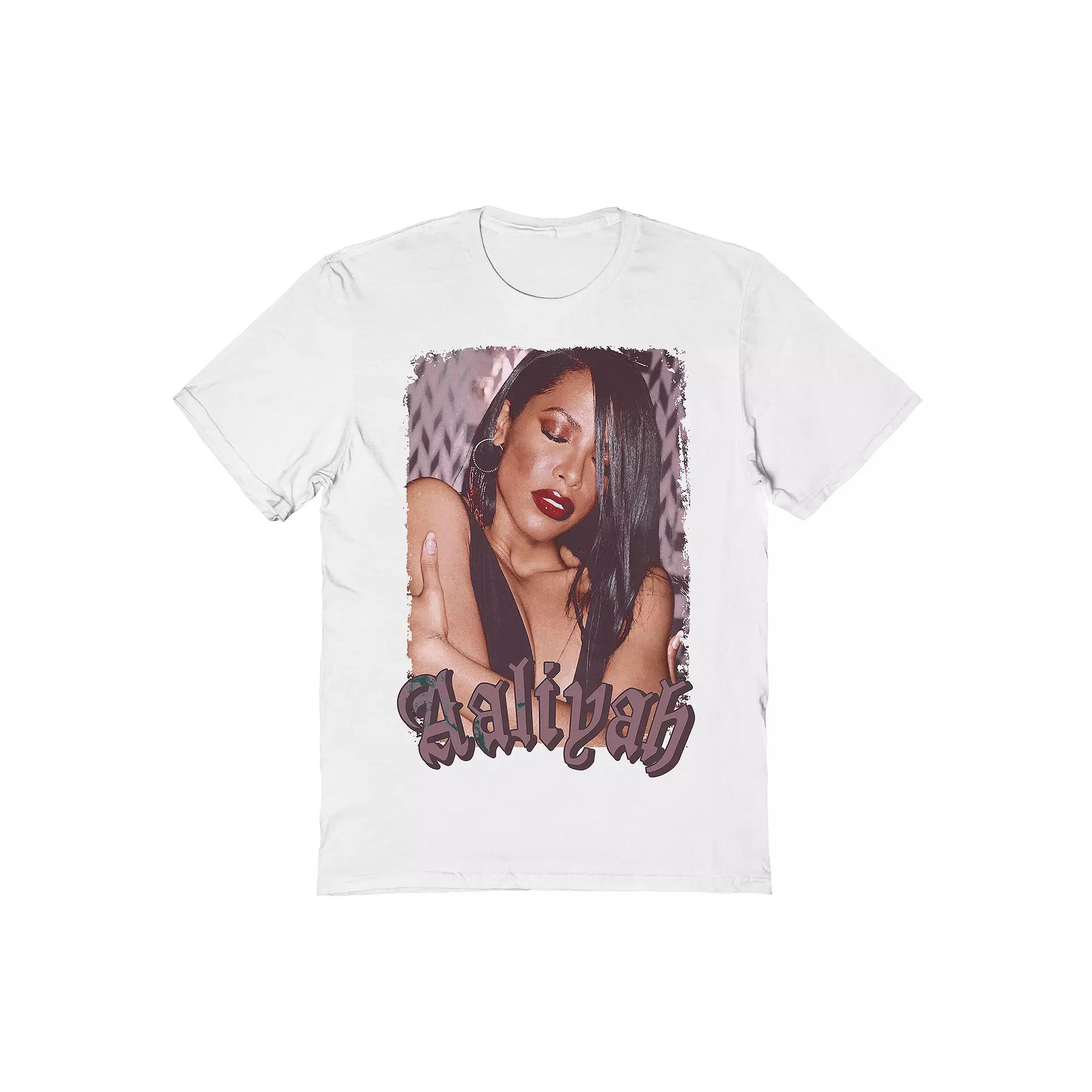 Men's Aaliyah Embrace Tee, Size: XXL, White Product Image