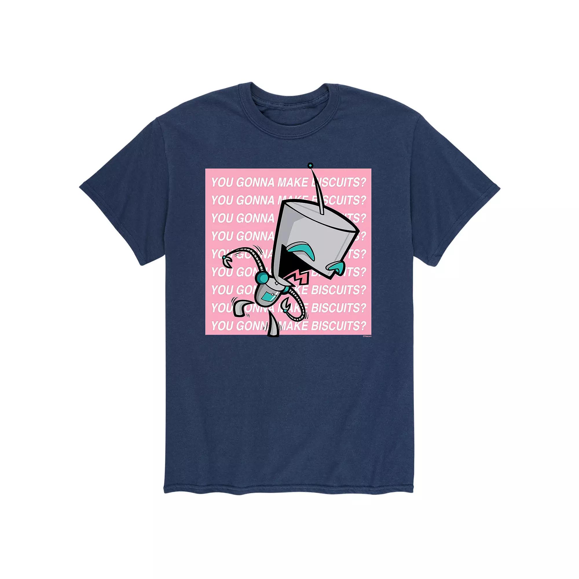 Men's Invader Zim Gir Biscuit Bling Tee,  Product Image