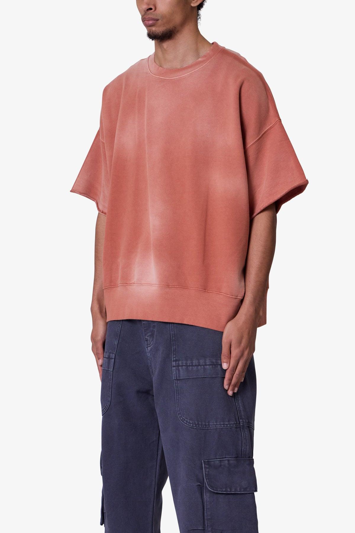 Oversized Crewneck Tee - Rust Product Image