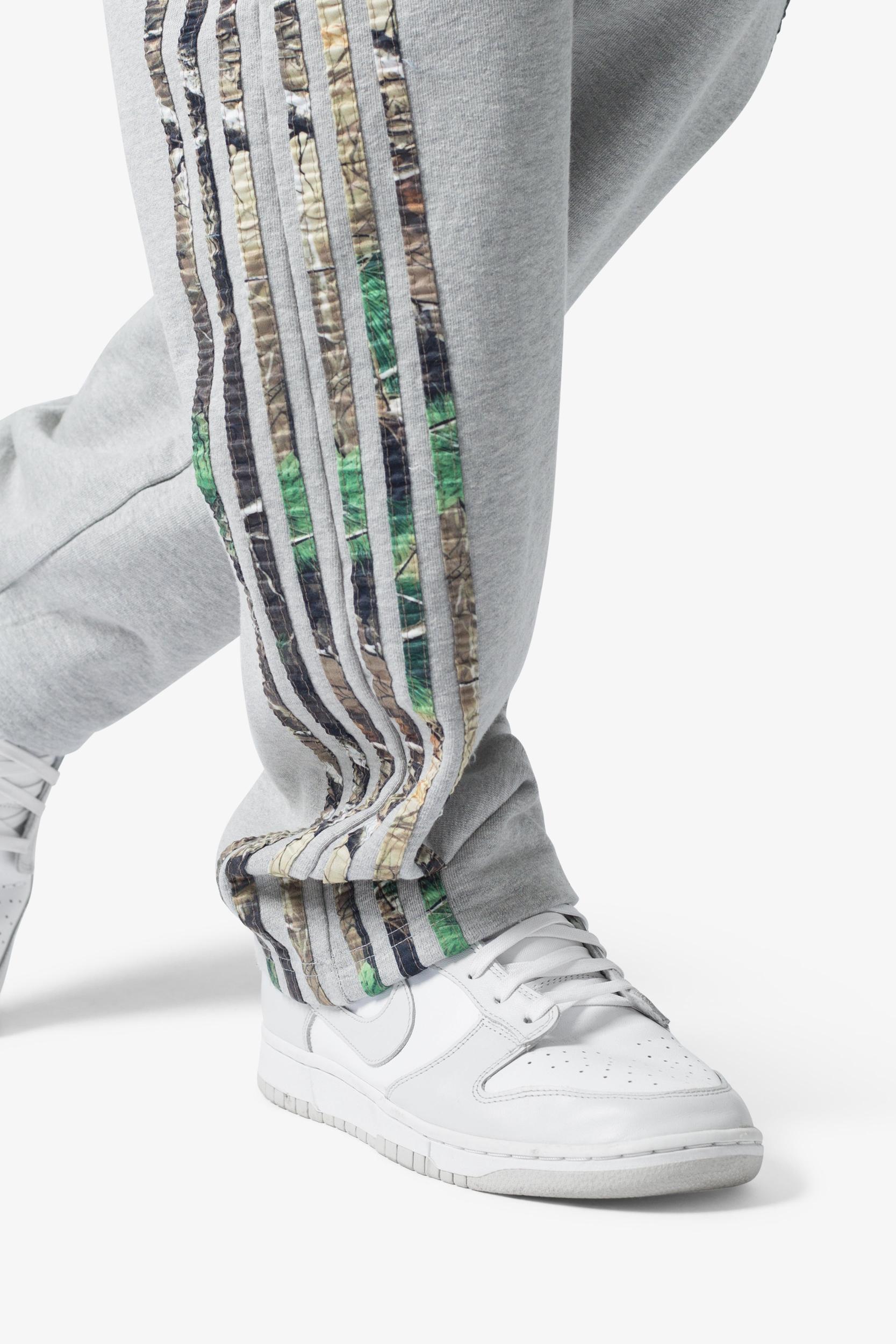 Hunter Camo Stripe Sweatpants - Grey Product Image