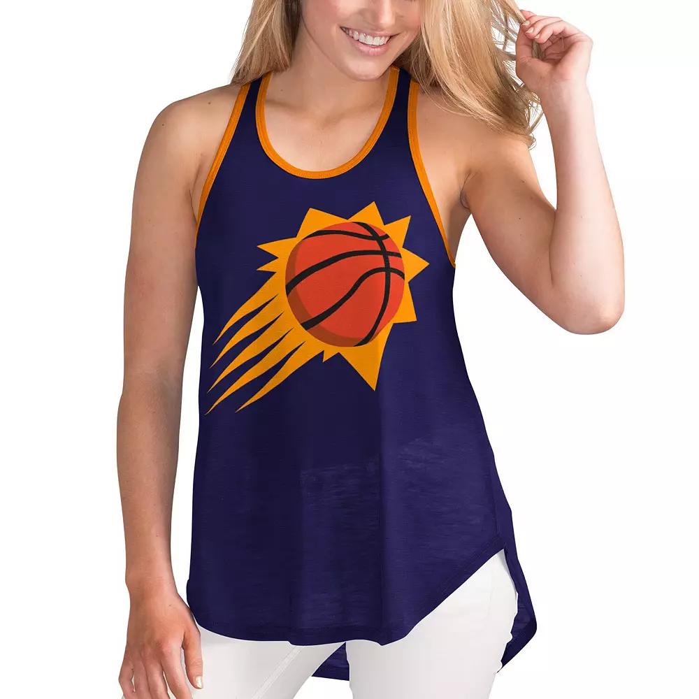Women's G-III Sports by Carl Banks Purple Phoenix Suns Showdown Burnout Tank Top, Size: XL, Phx Purple Product Image