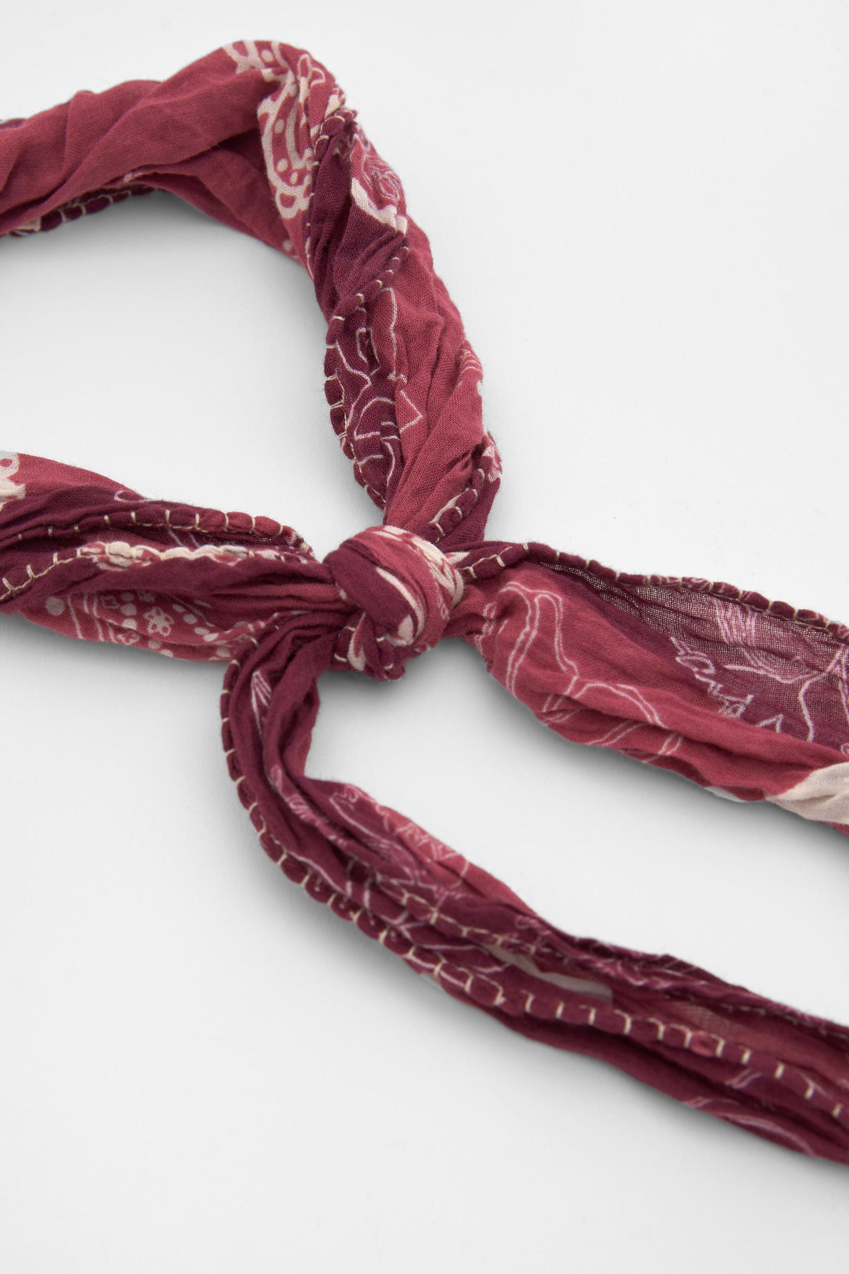 Floral print bandana scarf Product Image