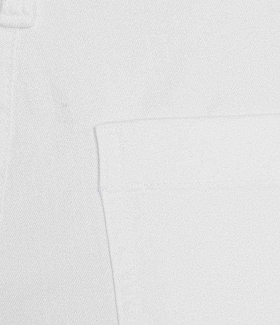 Eileen Fisher Petite Size Organic Cotton Blend Stretch Denim Mid-Rise Lantern Ankle Jeans Product Image