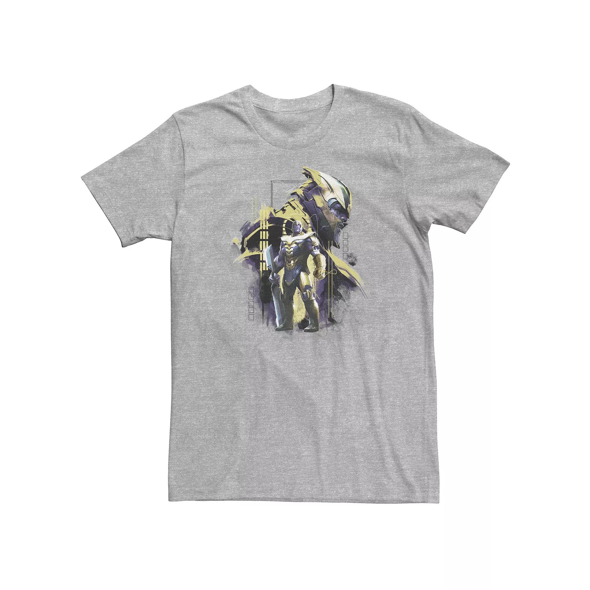 Big & Tall Marvel Avengers Endgame Thanos Titan Tee, Men's,  Product Image