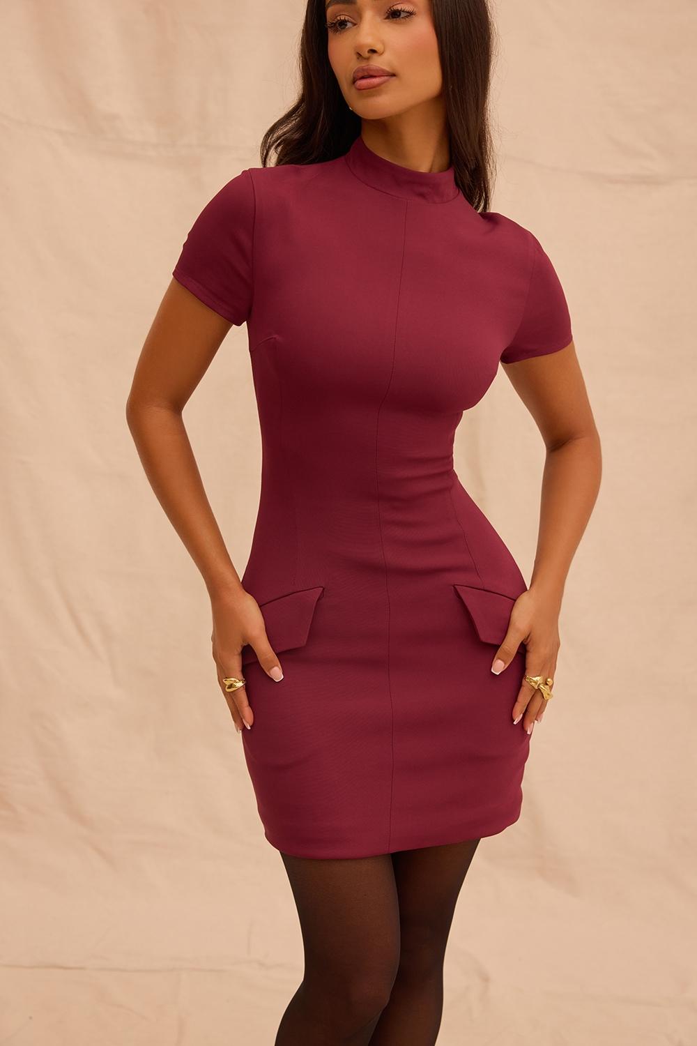 Alia  mulberry mini dress Product Image