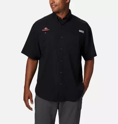 Men's Columbia Black Georgia Bulldogs Big & Tall Collegiate Tamiami Button-Down Shirt,  Product Image