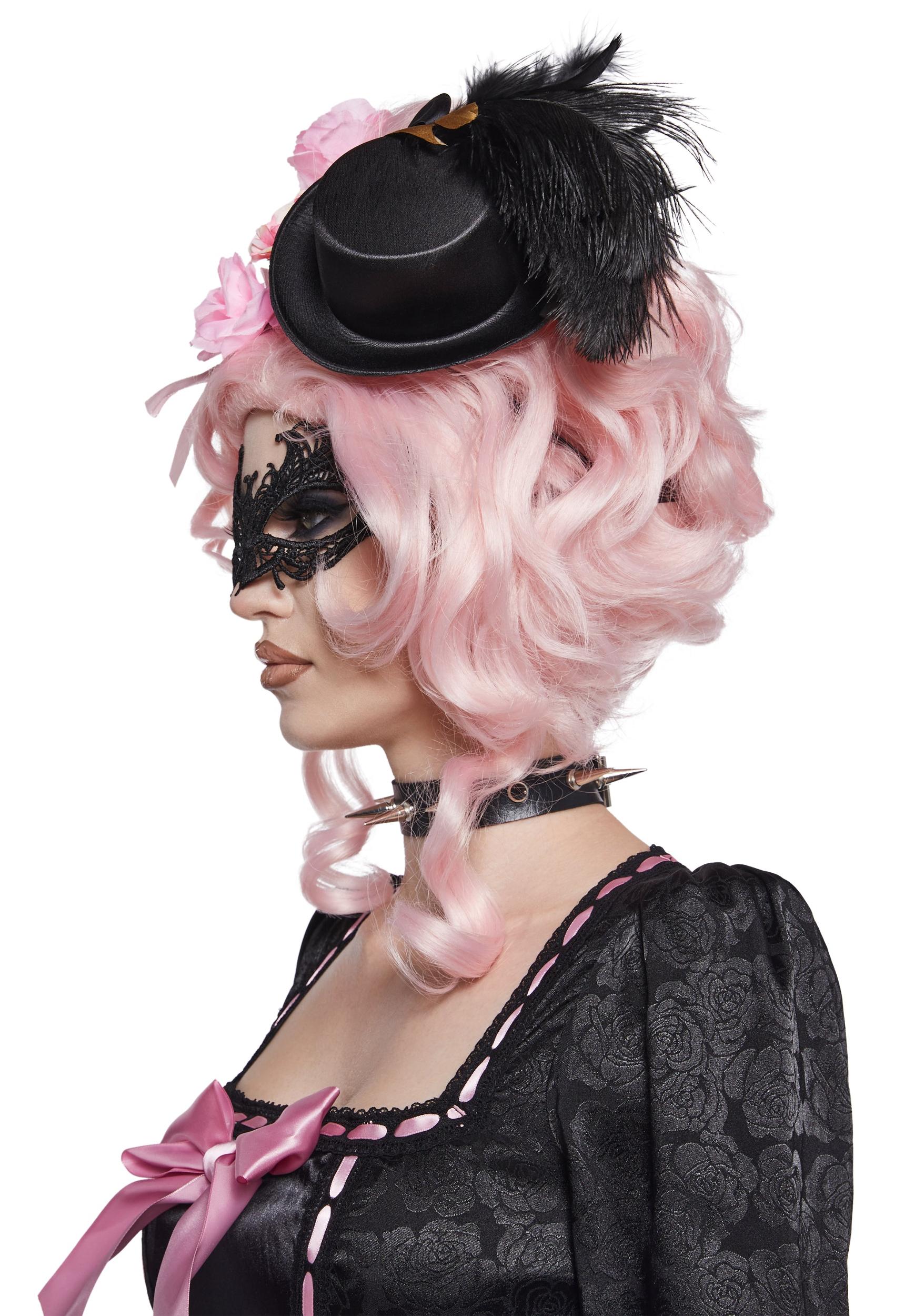 Womens Sexy Halloween Punk Marie Antoinette Costume - Black Product Image