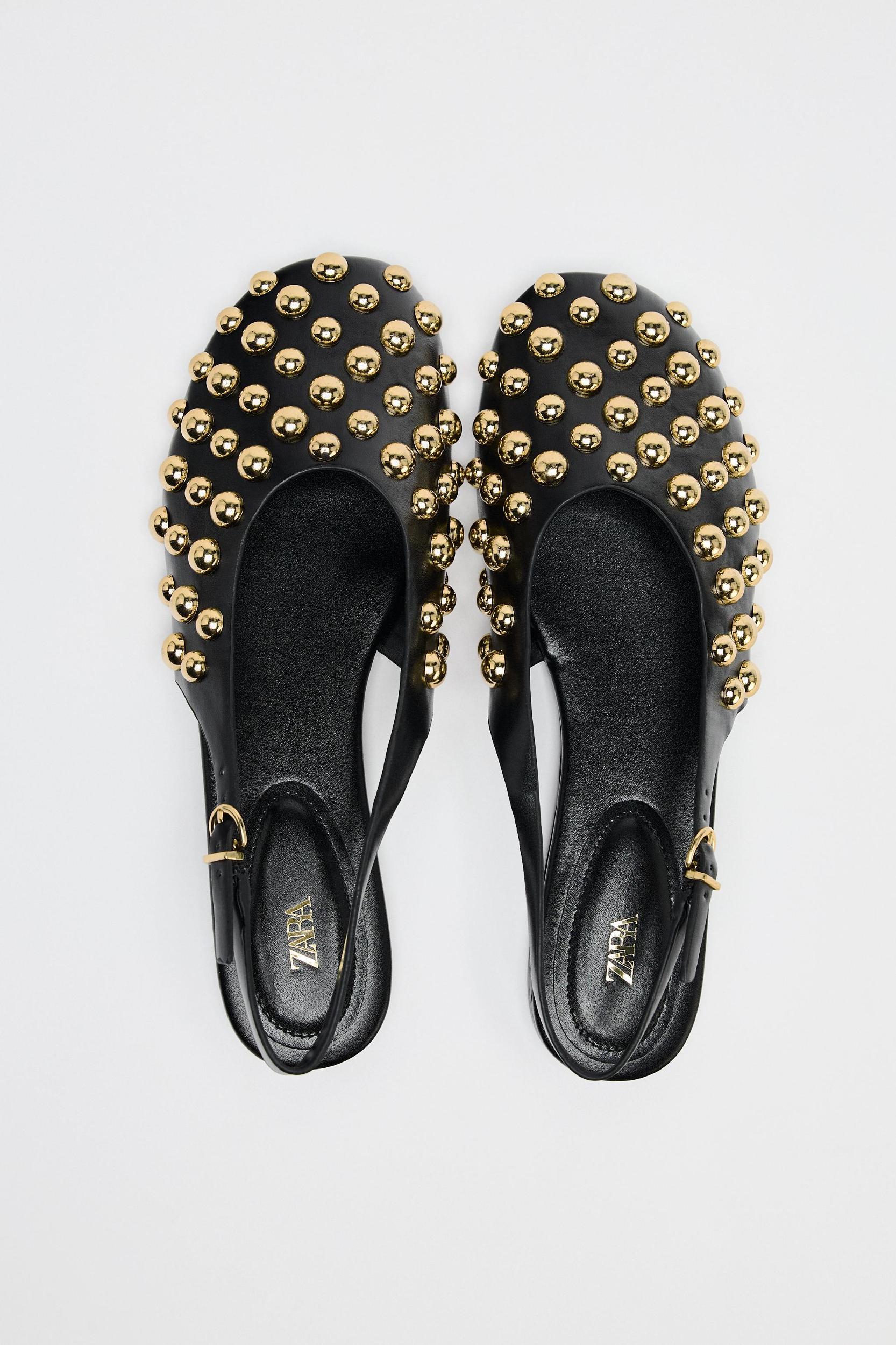 FLAT STUDDED SLINGBACK MULES Product Image