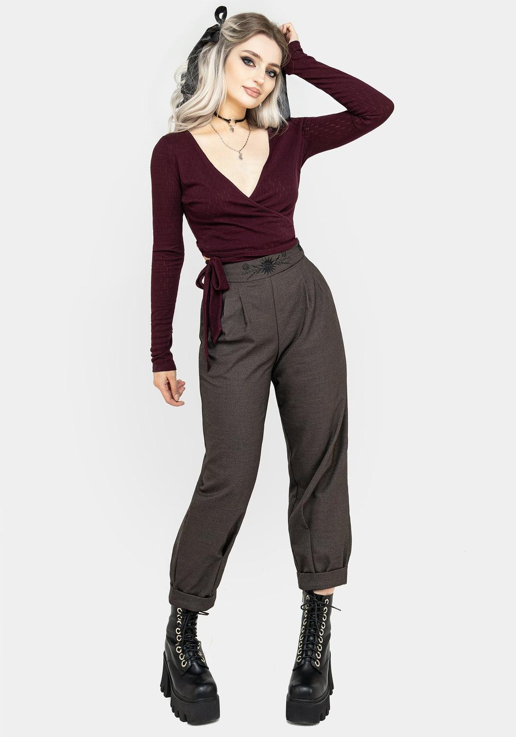 Mystic Embroidered Balloon Trousers Product Image