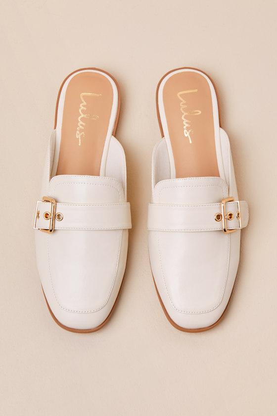 Marquete Bone Buckle Mule Slides Product Image