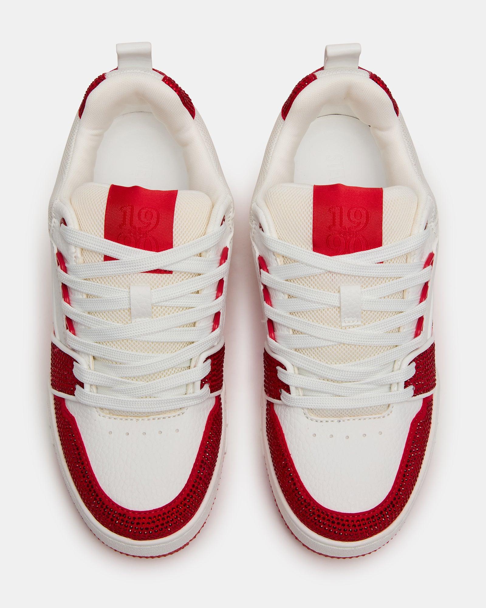 SKATER RED/WHITE RHINESTONES Female Product Image