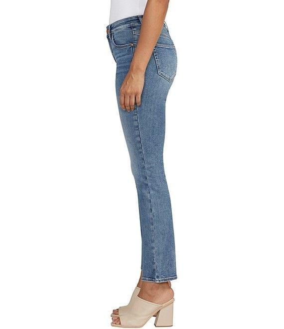 Jag Jeans Stretch Mid Rise Straight Leg Jeans Product Image