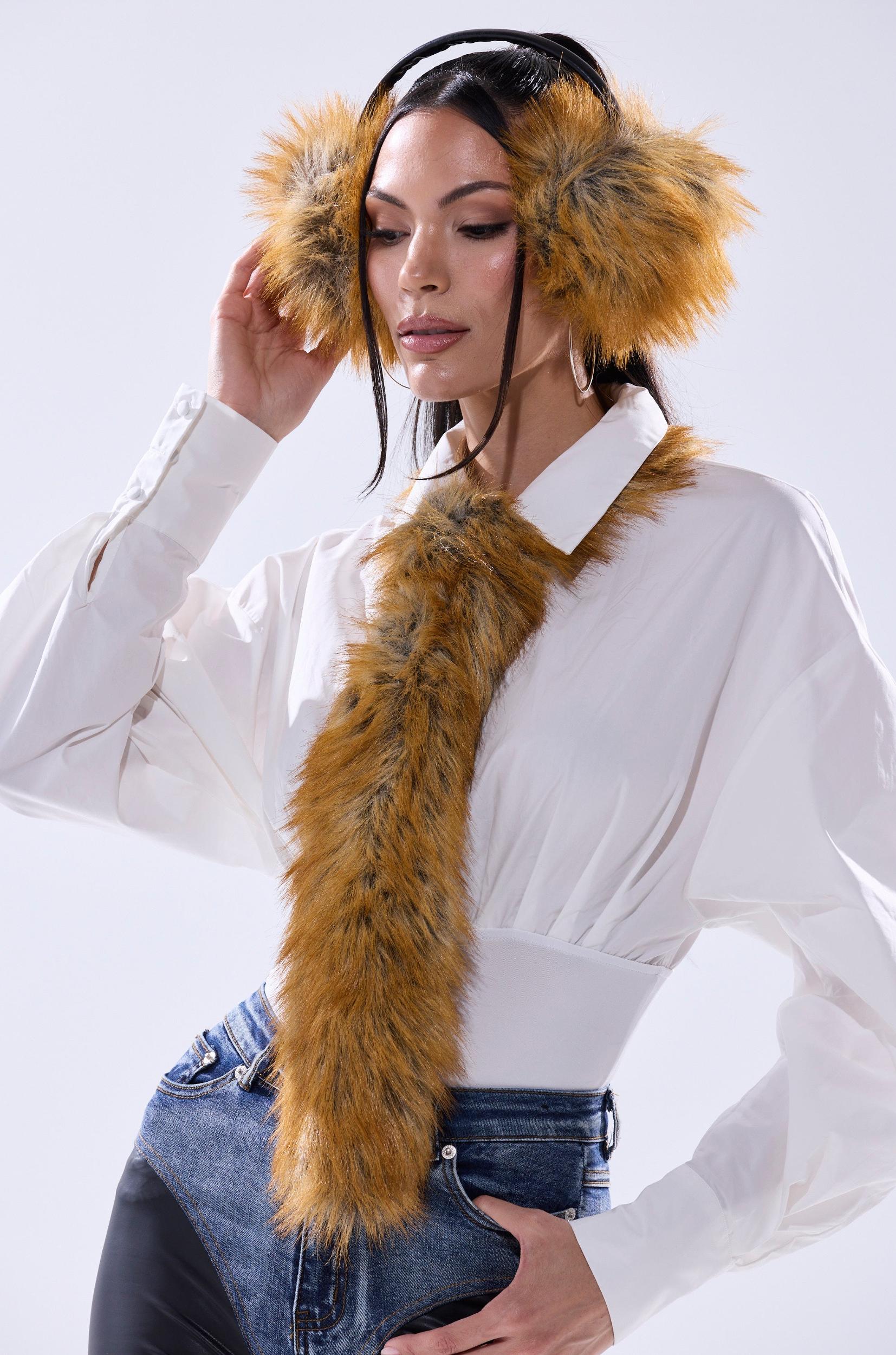 REALLY LIKE THAT FAUX FUR EARMUFFS Product Image