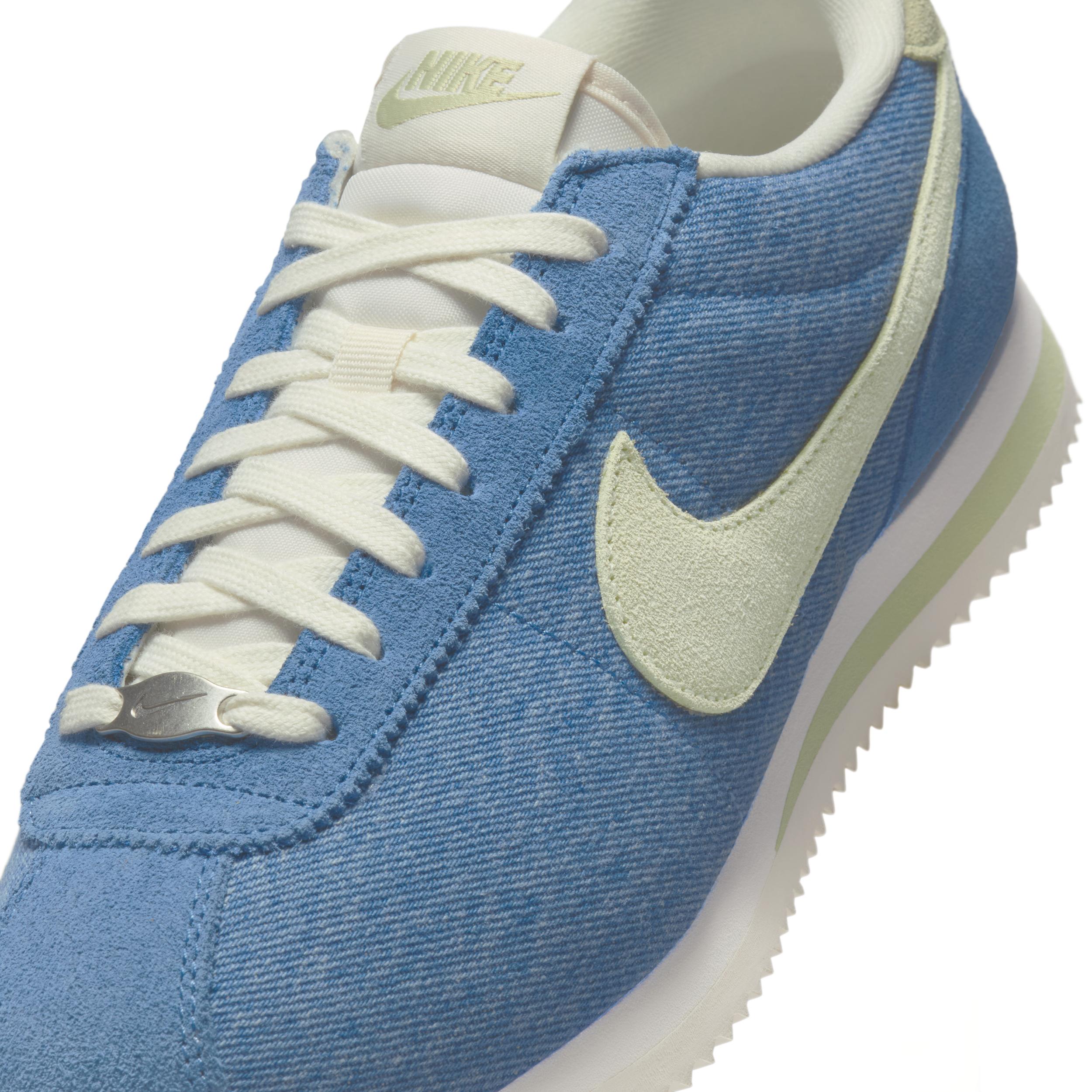 Nike Womens Cortez SE Denim Shoes | IH6354-004 Product Image