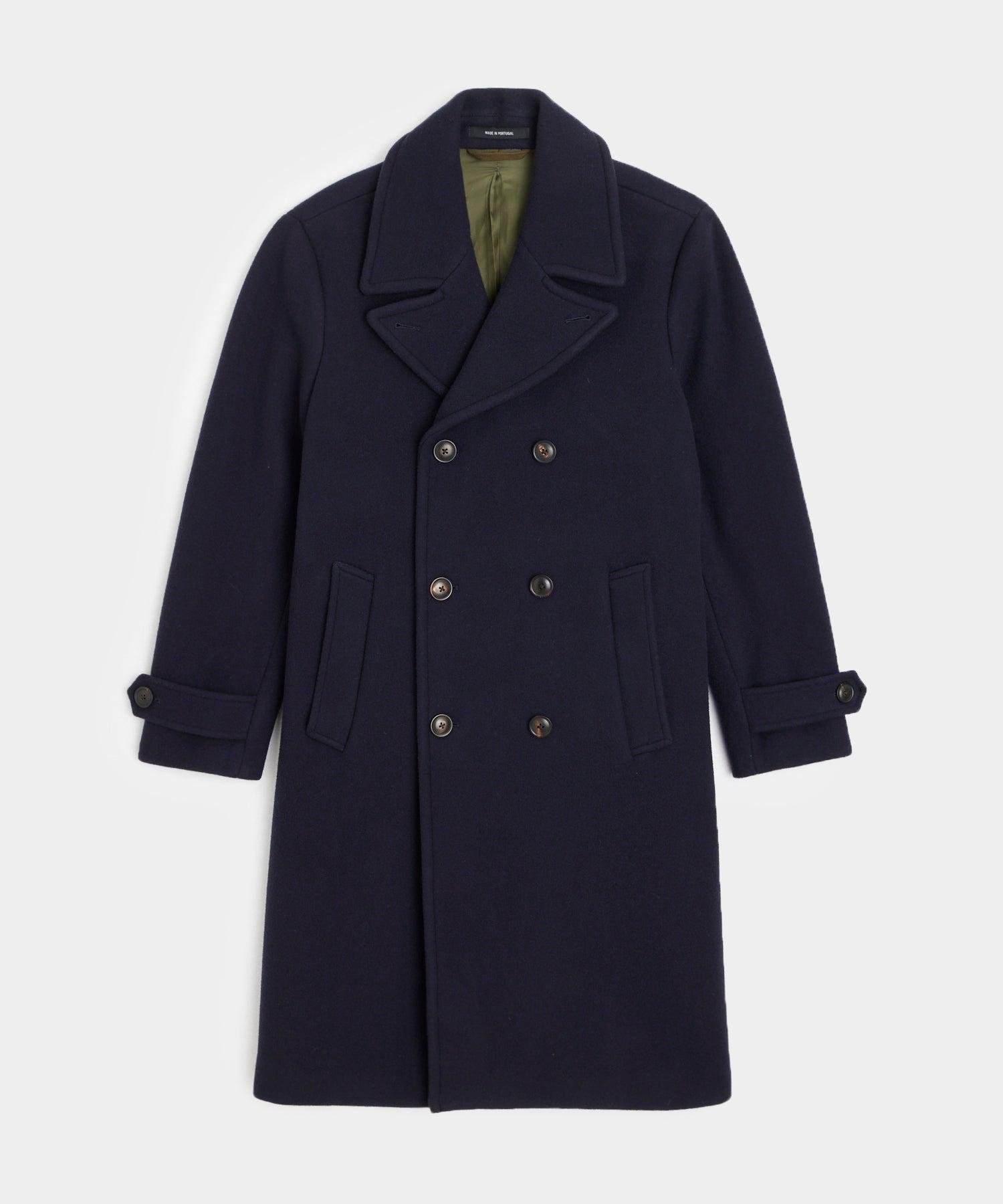 Italian Wool Officer Coat Product Image