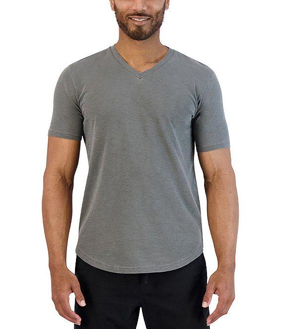 Goodlife Sun-Faded Slub Scallop Short-Sleeve V-Neck T-Shirt Product Image