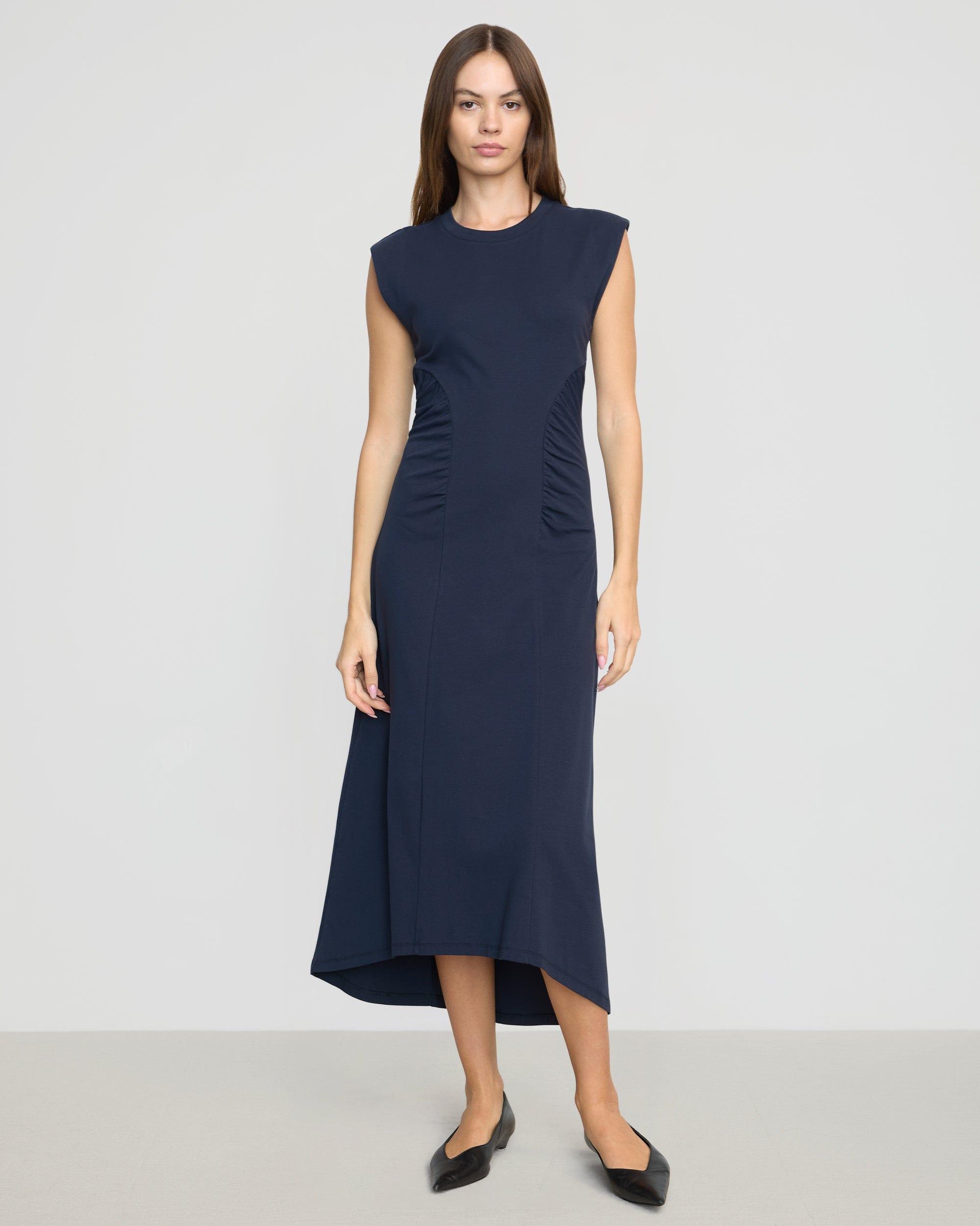 Lenox Side-Ruched Dress Product Image