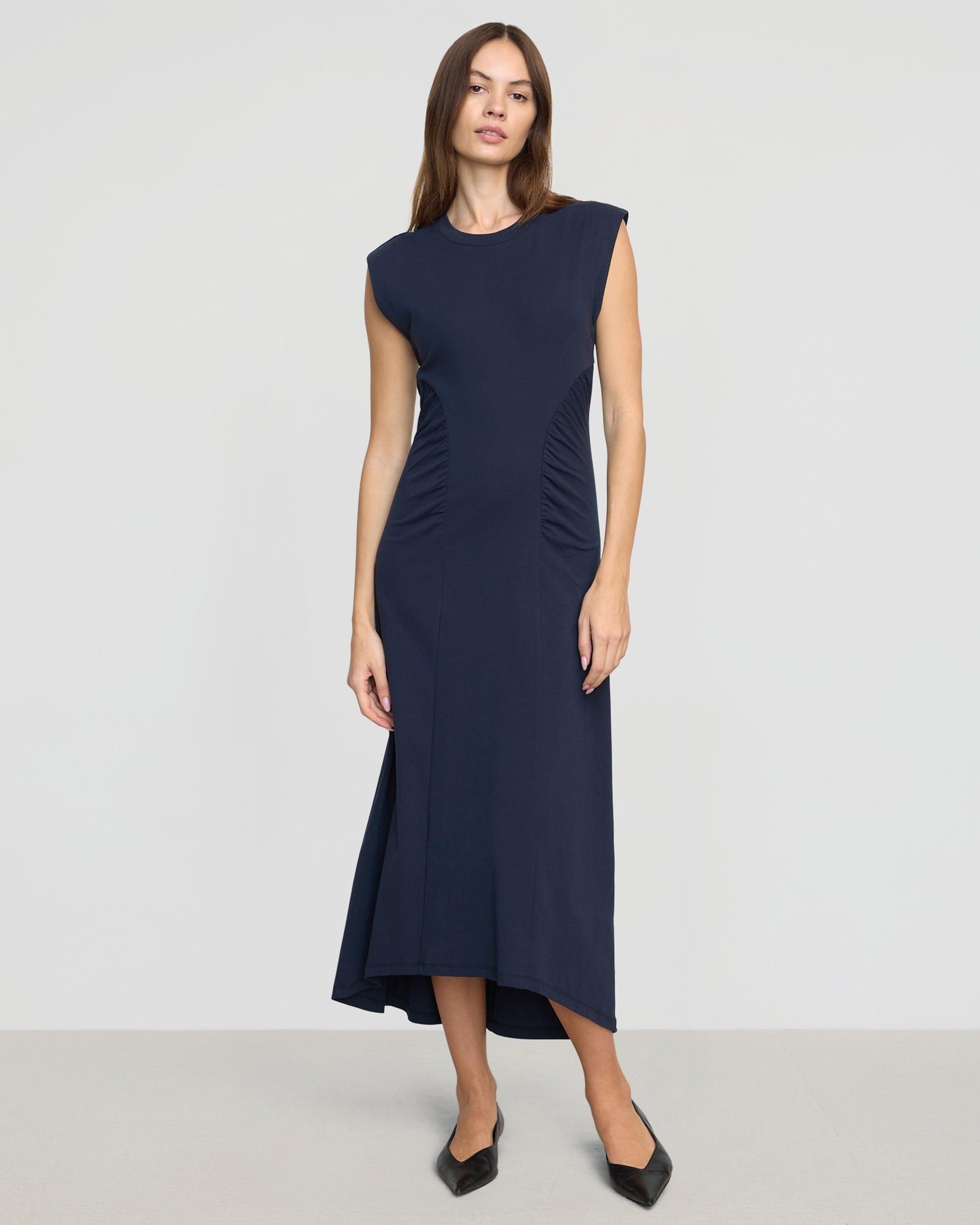 Lenox Side-Ruched Dress Product Image