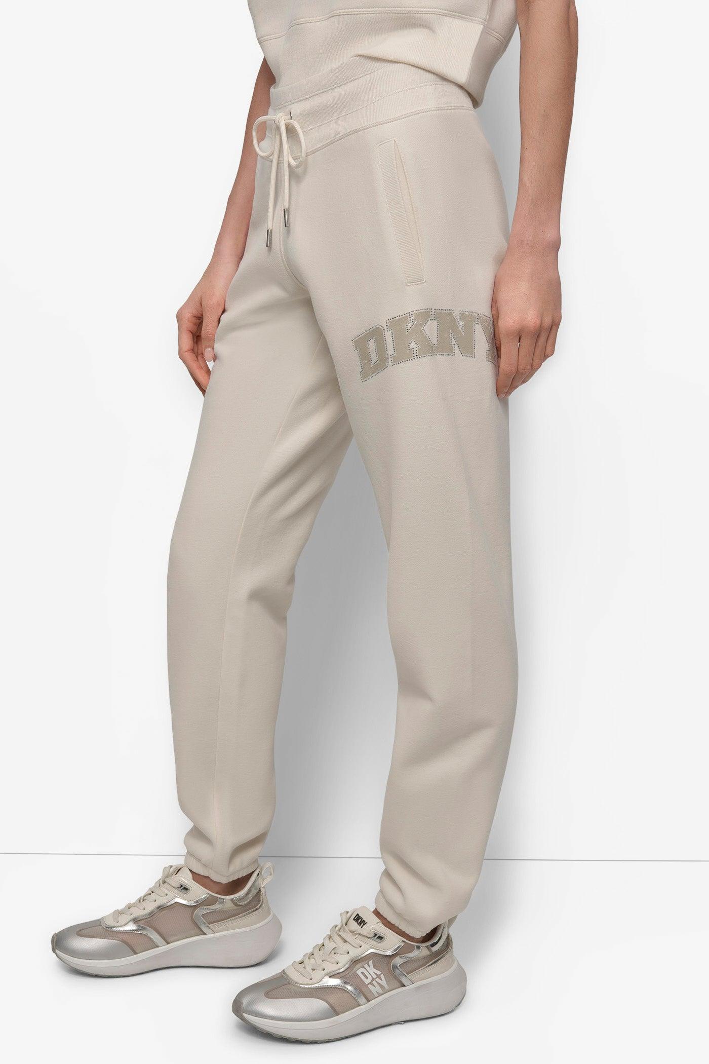 ARCHED DKNY 89 DISTRESSED RHINESTONE LOGO RELAXED Product Image