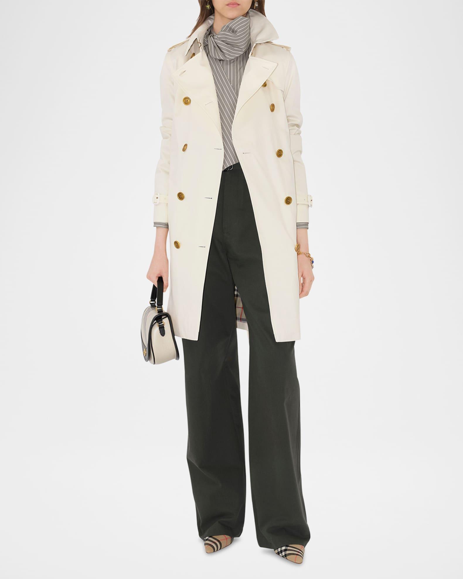 Kensington Belted Double-Breasted Trench Coat Product Image