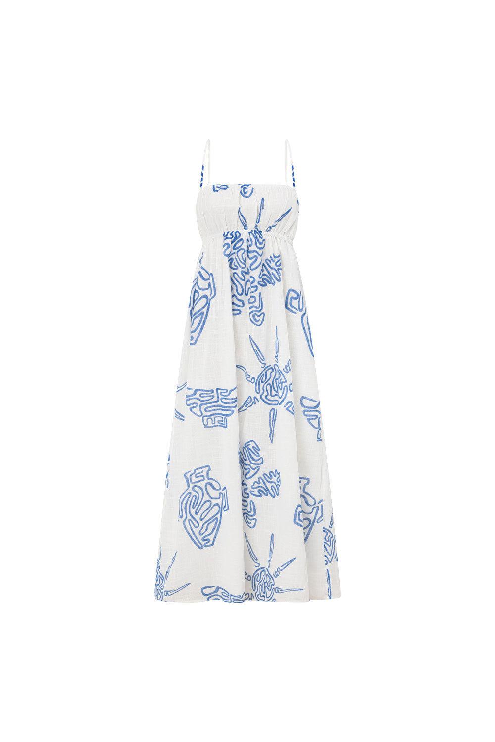 Catie Dress - Evoke Blue Product Image
