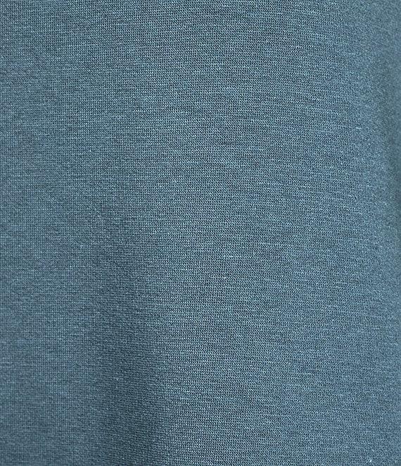 Eileen Fisher Brushed Terry High Funnel Neck Long Sleeve Box Top Product Image