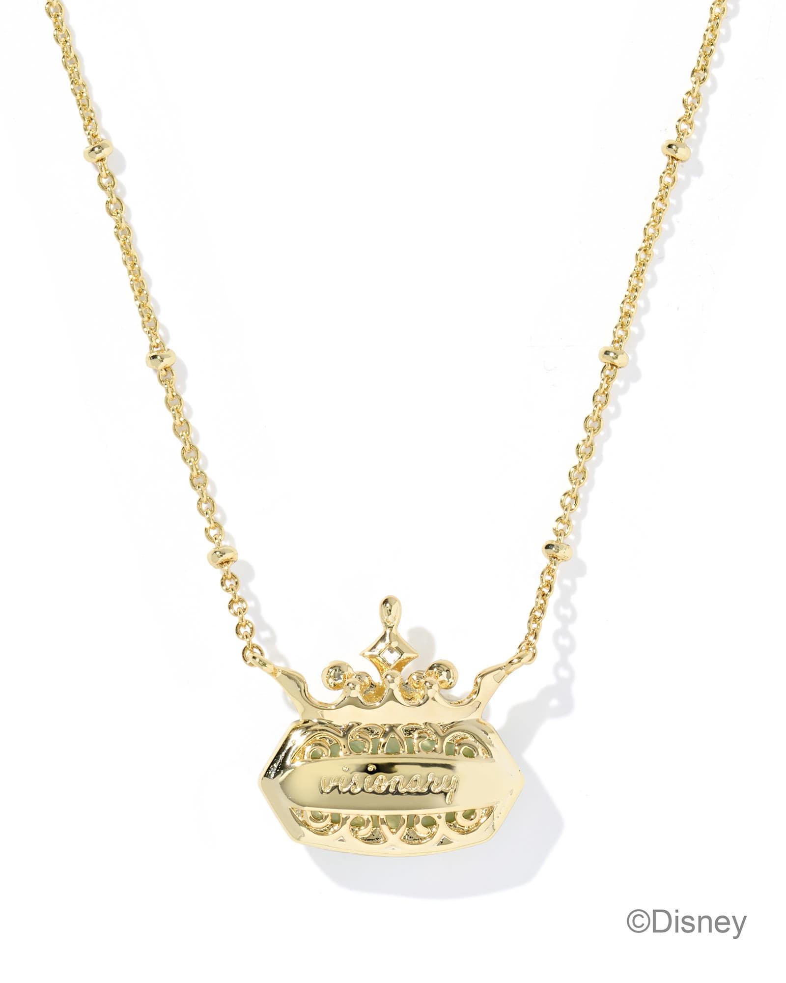 Disney | Kendra Scott Elisa Princess Gold Short Pendant Necklace Product Image