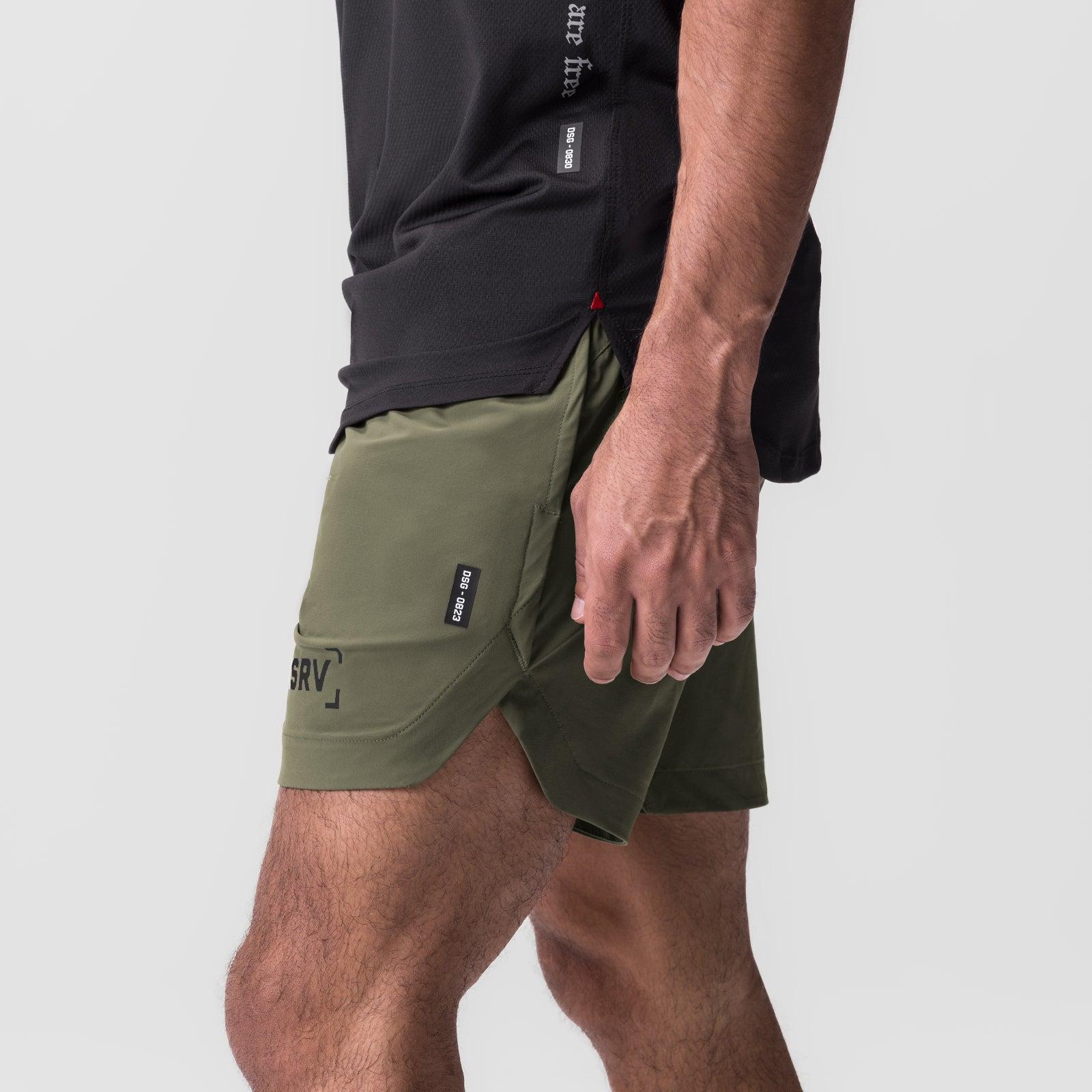 0823. Tetra-Lite® 7" Linerless Short - Olive "Bracket" Male Product Image