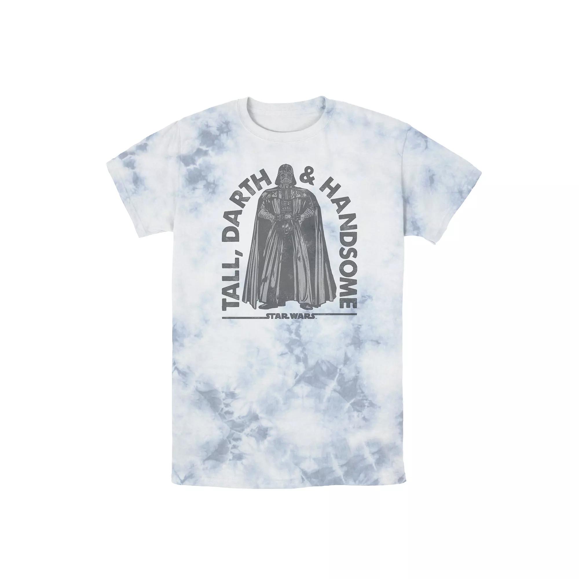 Men's Star Wars Vader Tall Darth & Handsome Arch Tee, Boy's, Size: XL, White Blue Product Image
