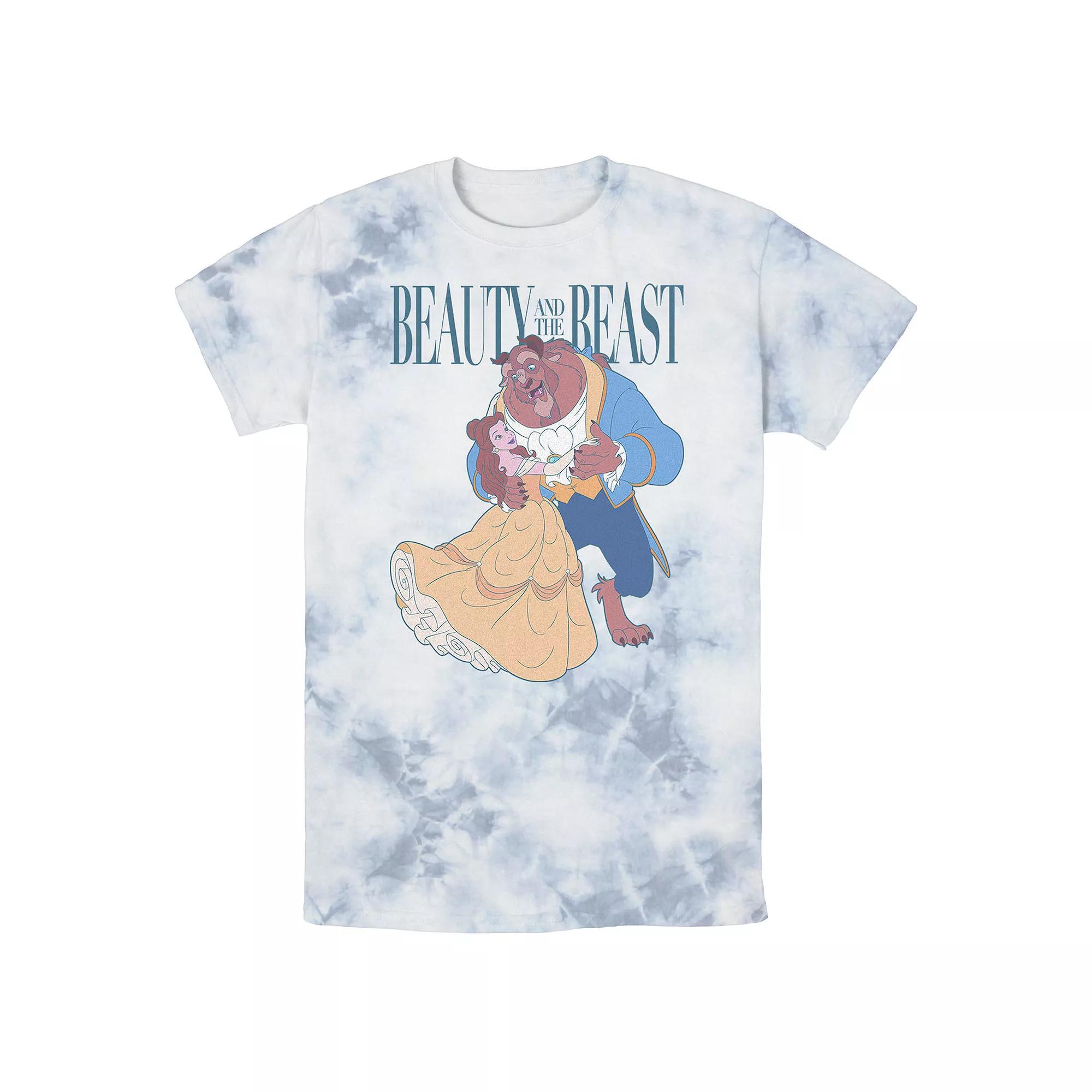Men's Disney Beauty And The Beast Belle And Beast Classic Portrait Bomabrd Wash Tee, Boy's,  Product Image