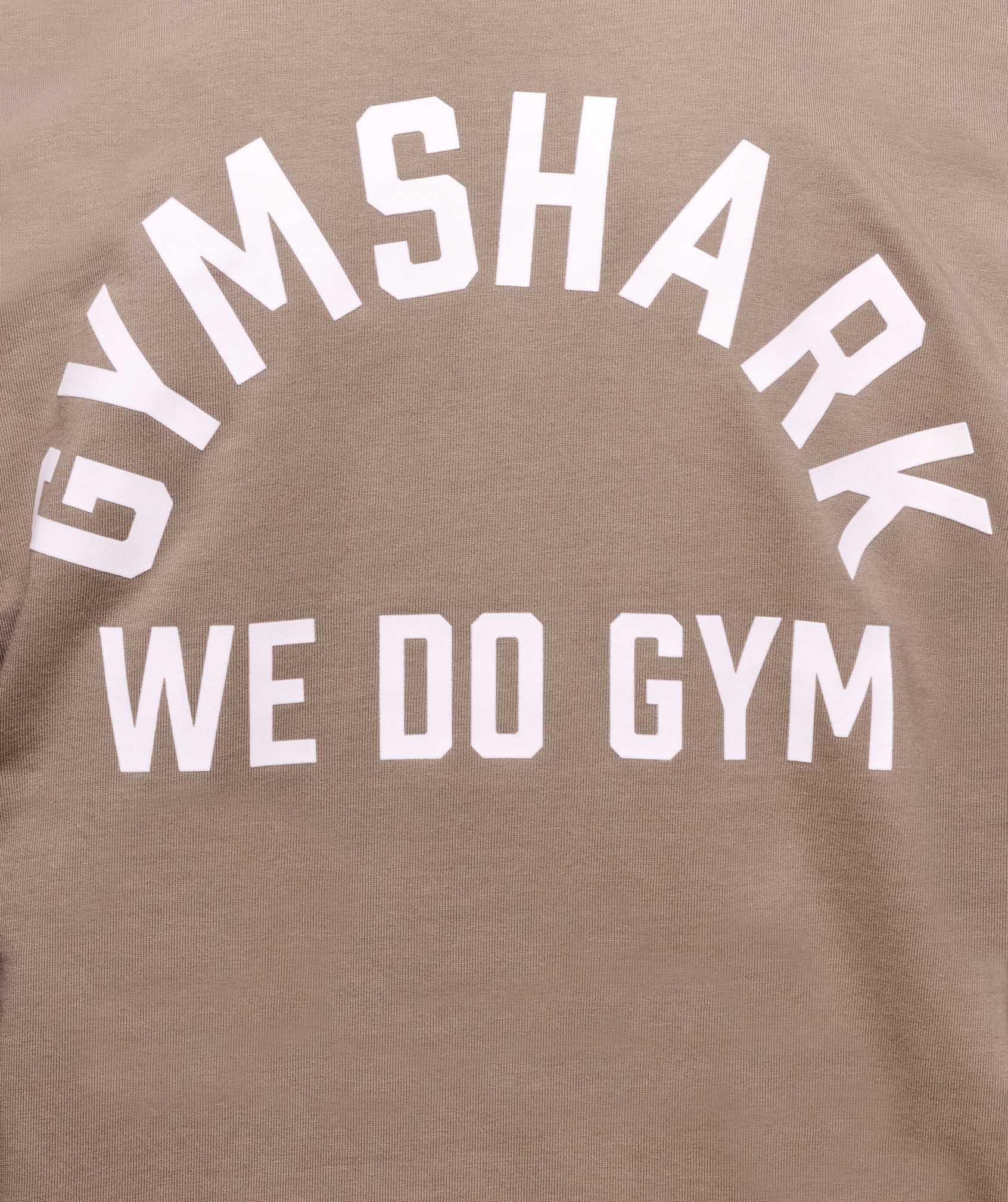 We Do Gym Graphic Oversized T-Shirt Product Image