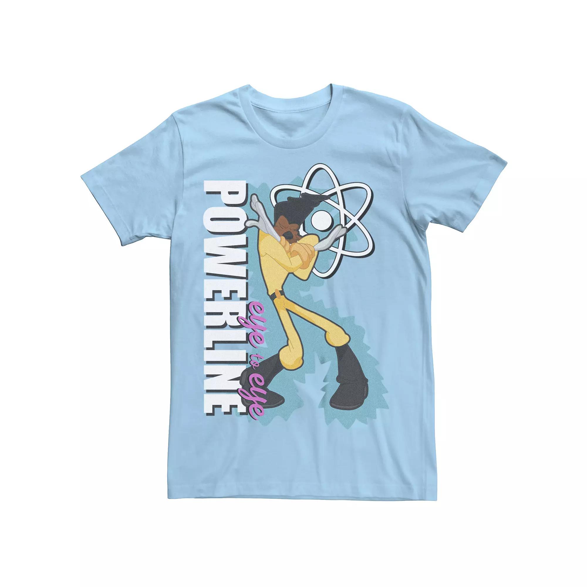 Disney's A Goofy Movie Powerline Eye To Eye Men's Graphic Tee,  Product Image