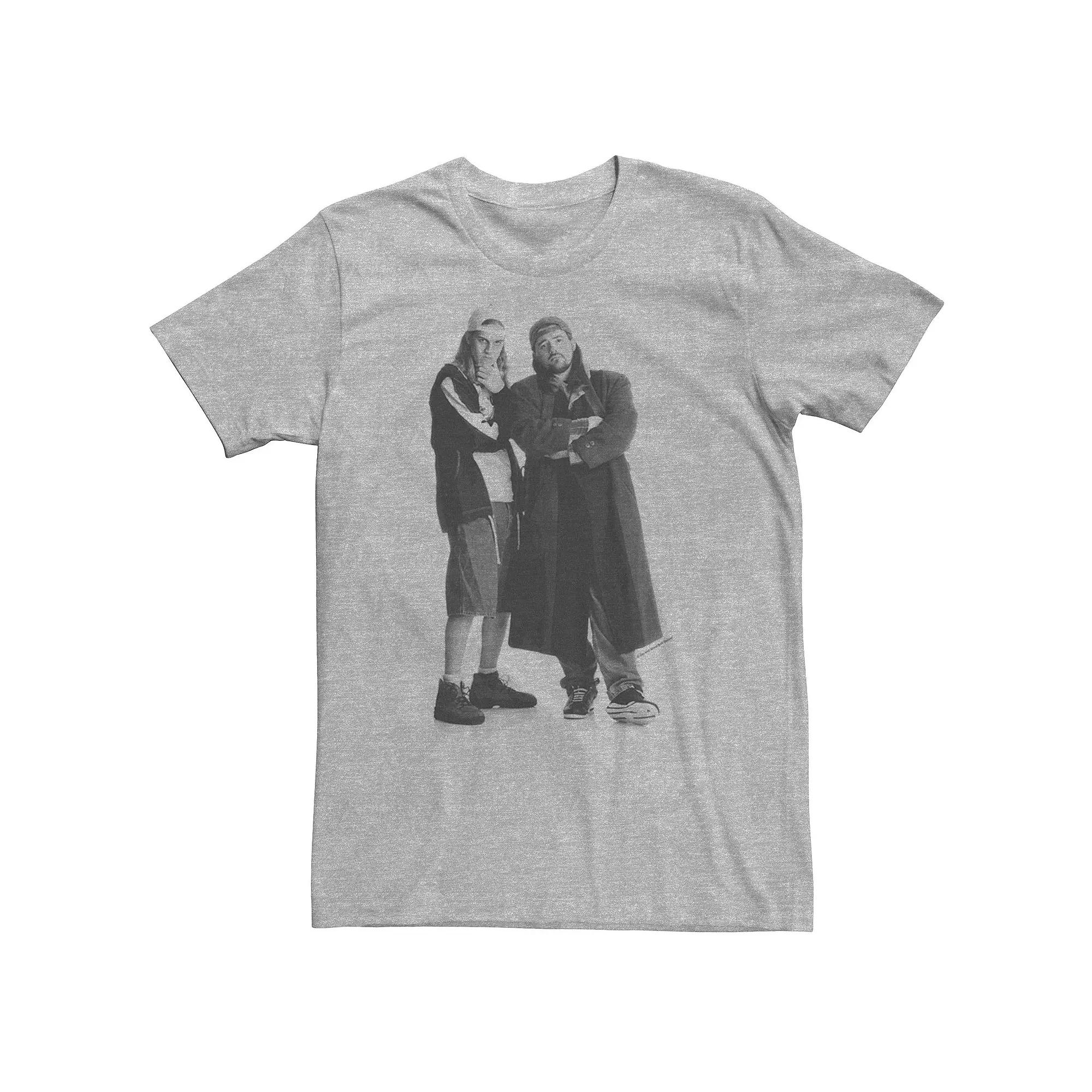 Big & Tall Jay And Silent Bob Greyscale Group Portrait Tee, Men's,  Product Image