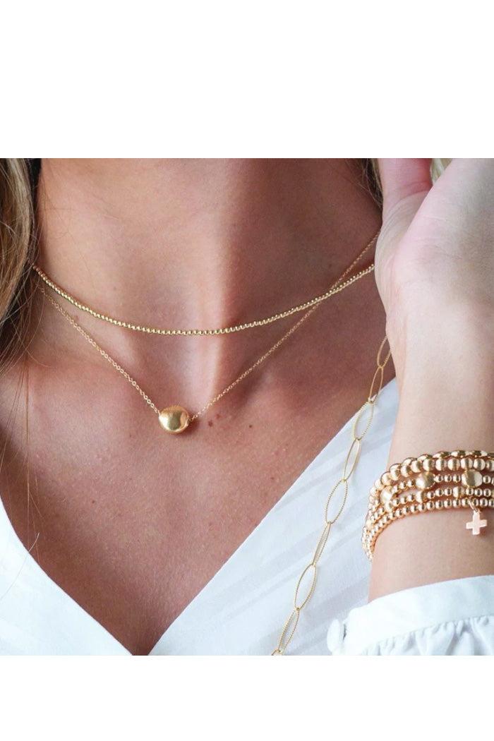 17" Choker Classic Gold 2MM Bead Product Image