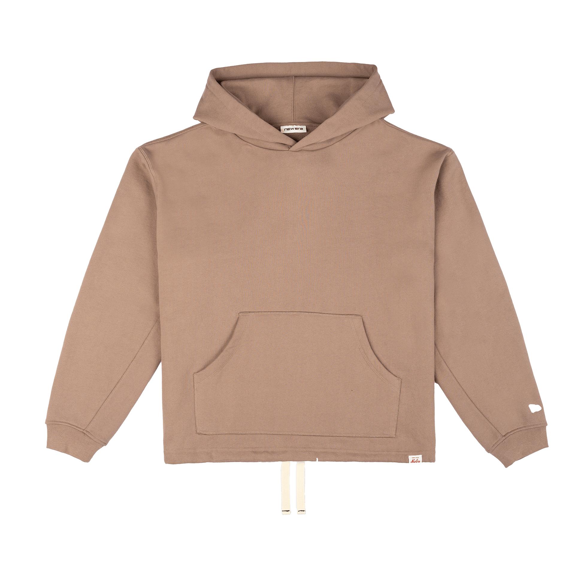 New Era Branded Alden Taupe Gray Hoodie Male Product Image