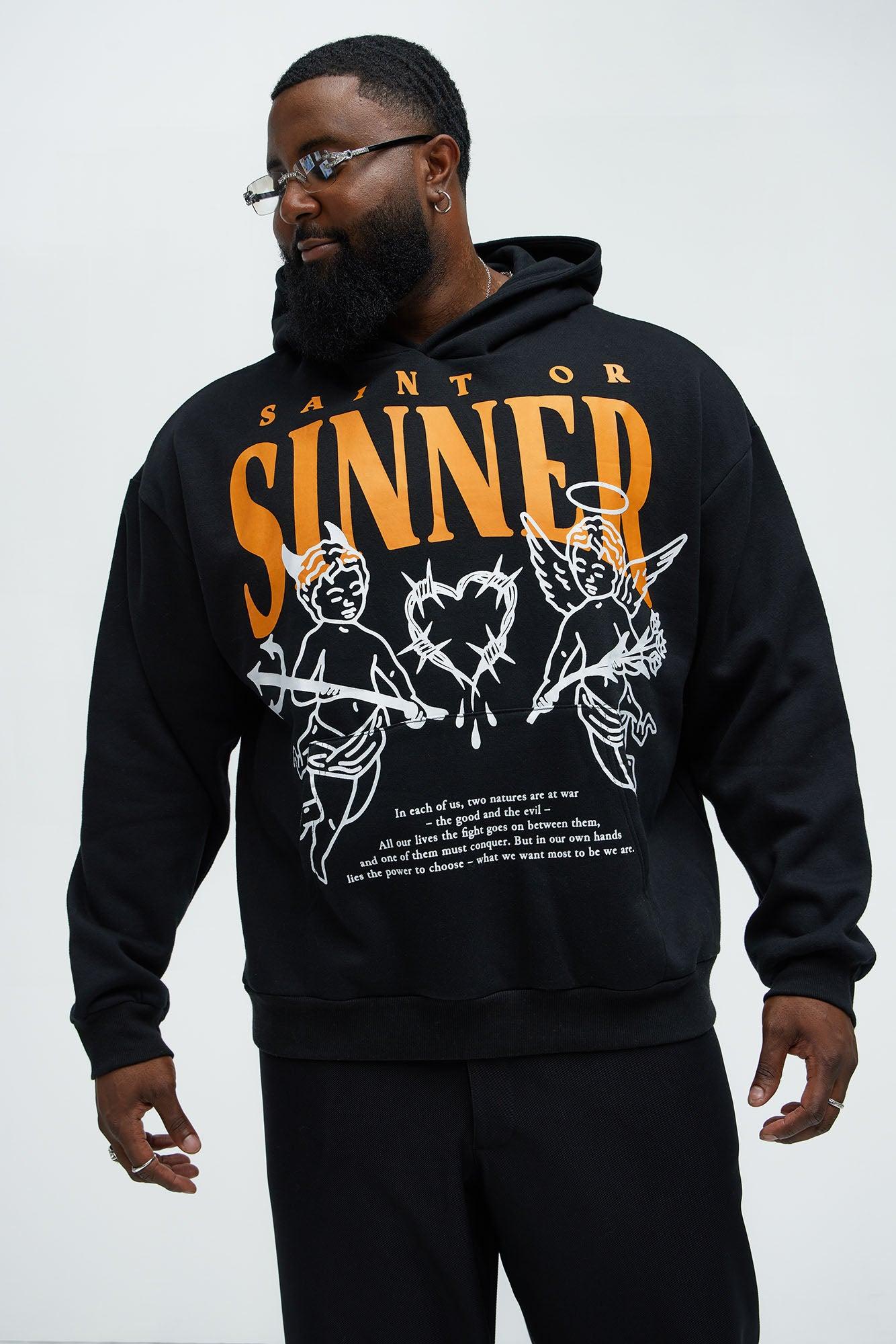 Saint Or Sinner Hoodie - Black Product Image