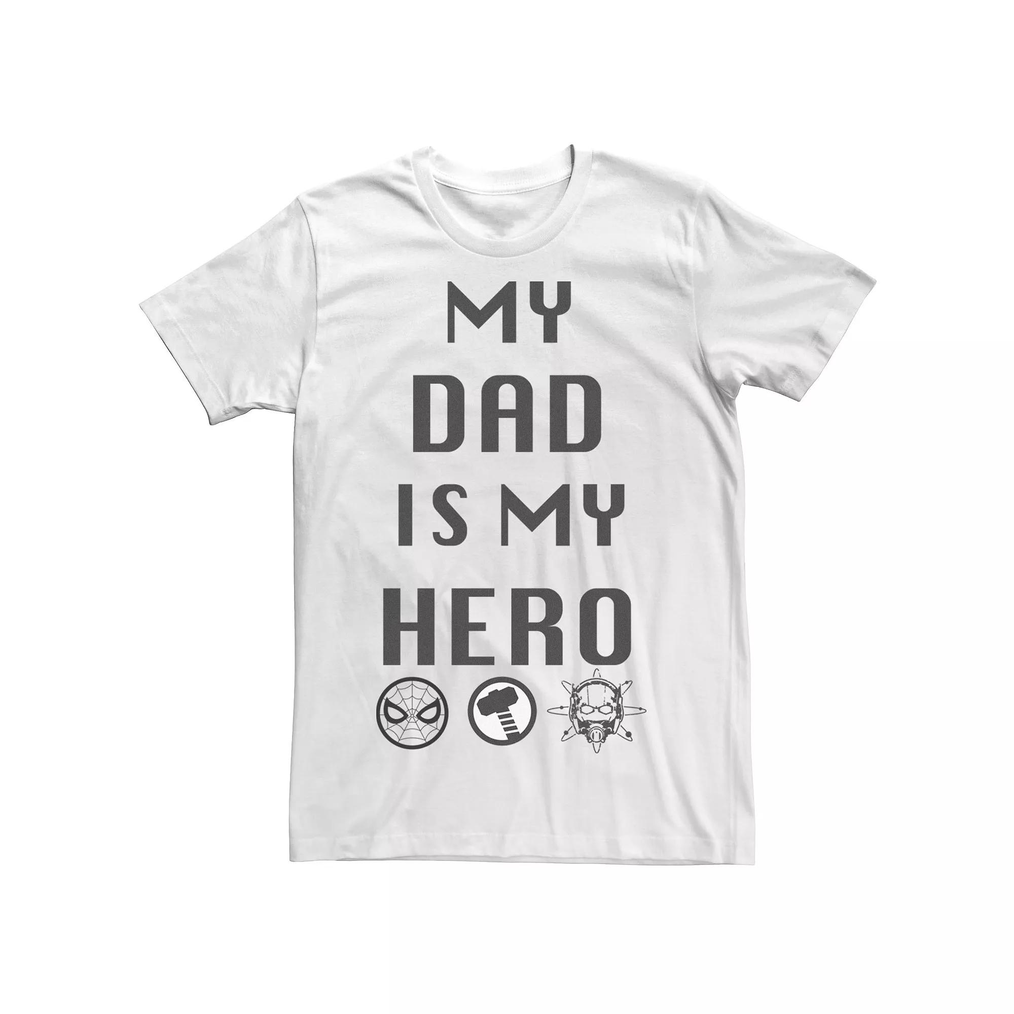 Men's Marvel Dad Is My Hero Graphic Tee,  Product Image